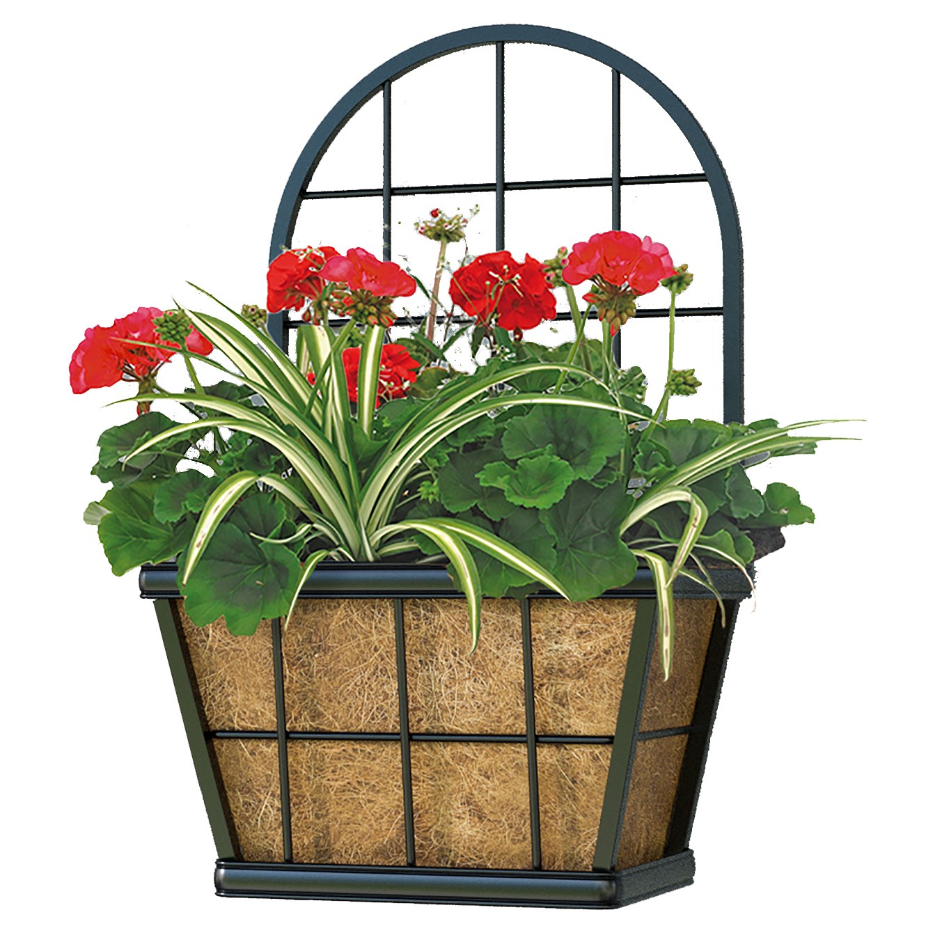 Panacea 19.5" Modern Farmhouse Wall Planter Black — priced per each; minimum 4; multiples of 4