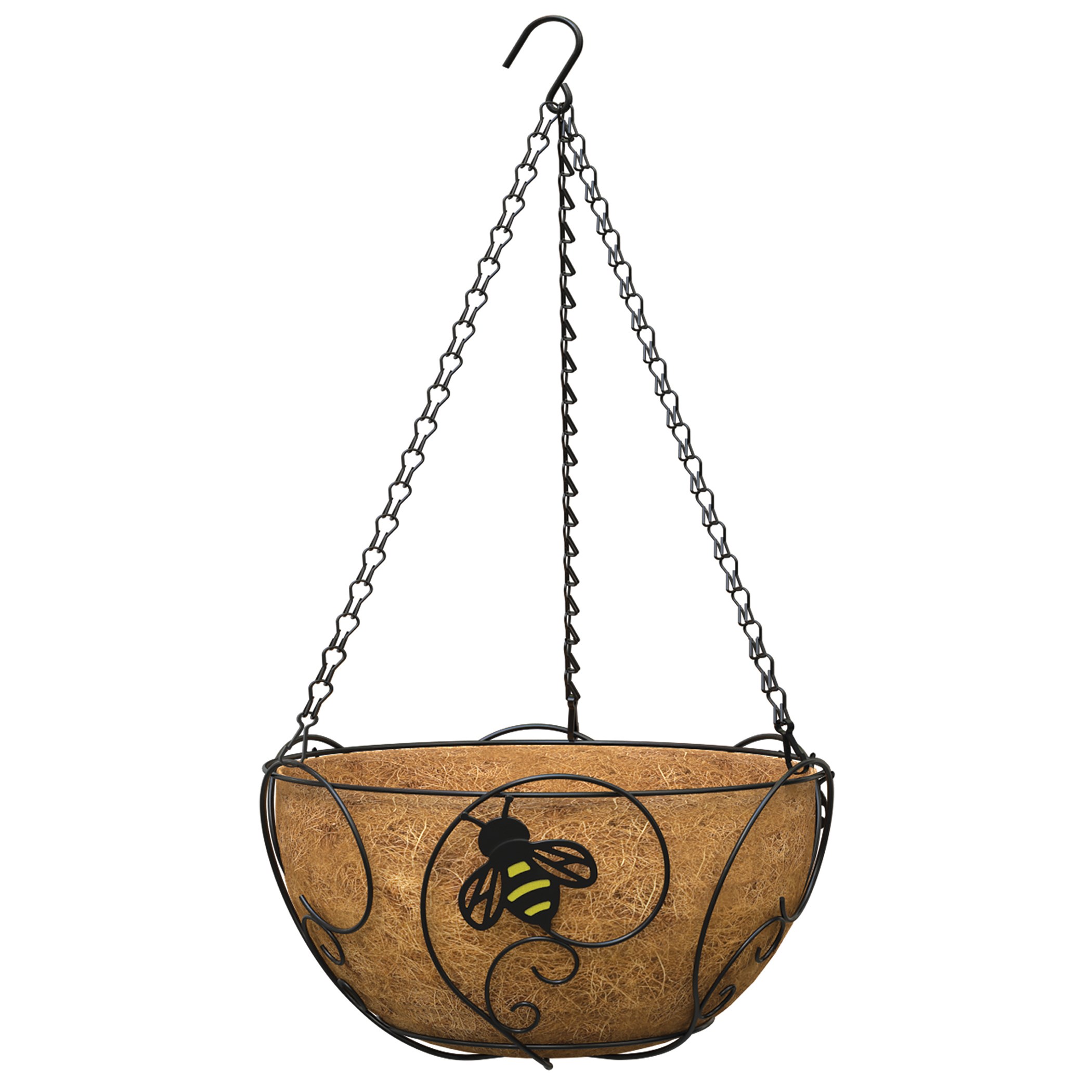 Panacea 14" Bee- Conscious Hanging Basket — priced per each; minimum 6; multiples of 6