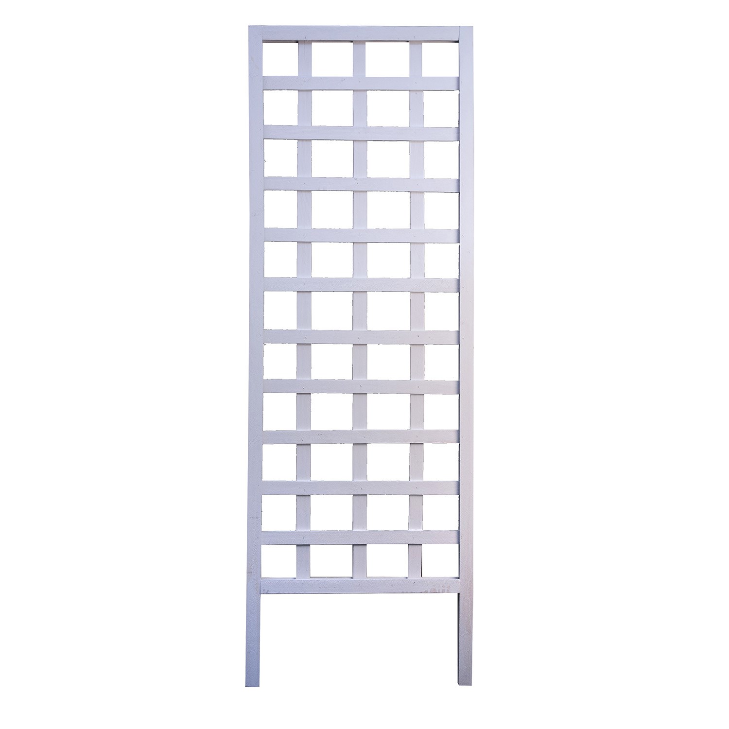 Panacea 72"H x 22"W Wood Square Framed Trellis White — priced per each; minimum 6; multiples of 6