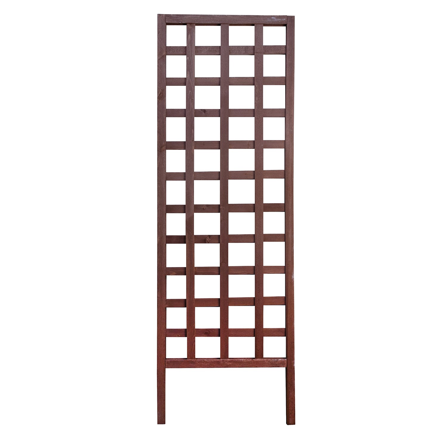 Panacea 72"H x 22"W Square Framed Trellis Brown — priced per each; minimum 6; multiples of 6