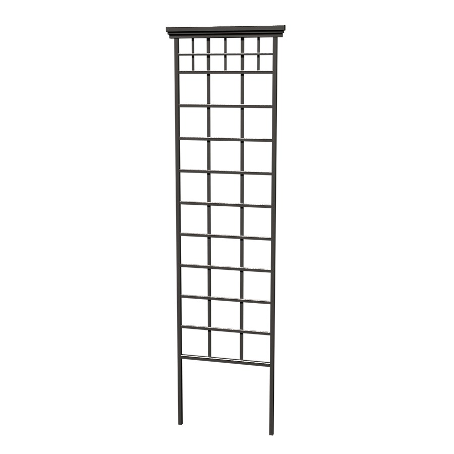 Panacea 78" Mission Trellis Black — priced per each; minimum 5; multiples of 5