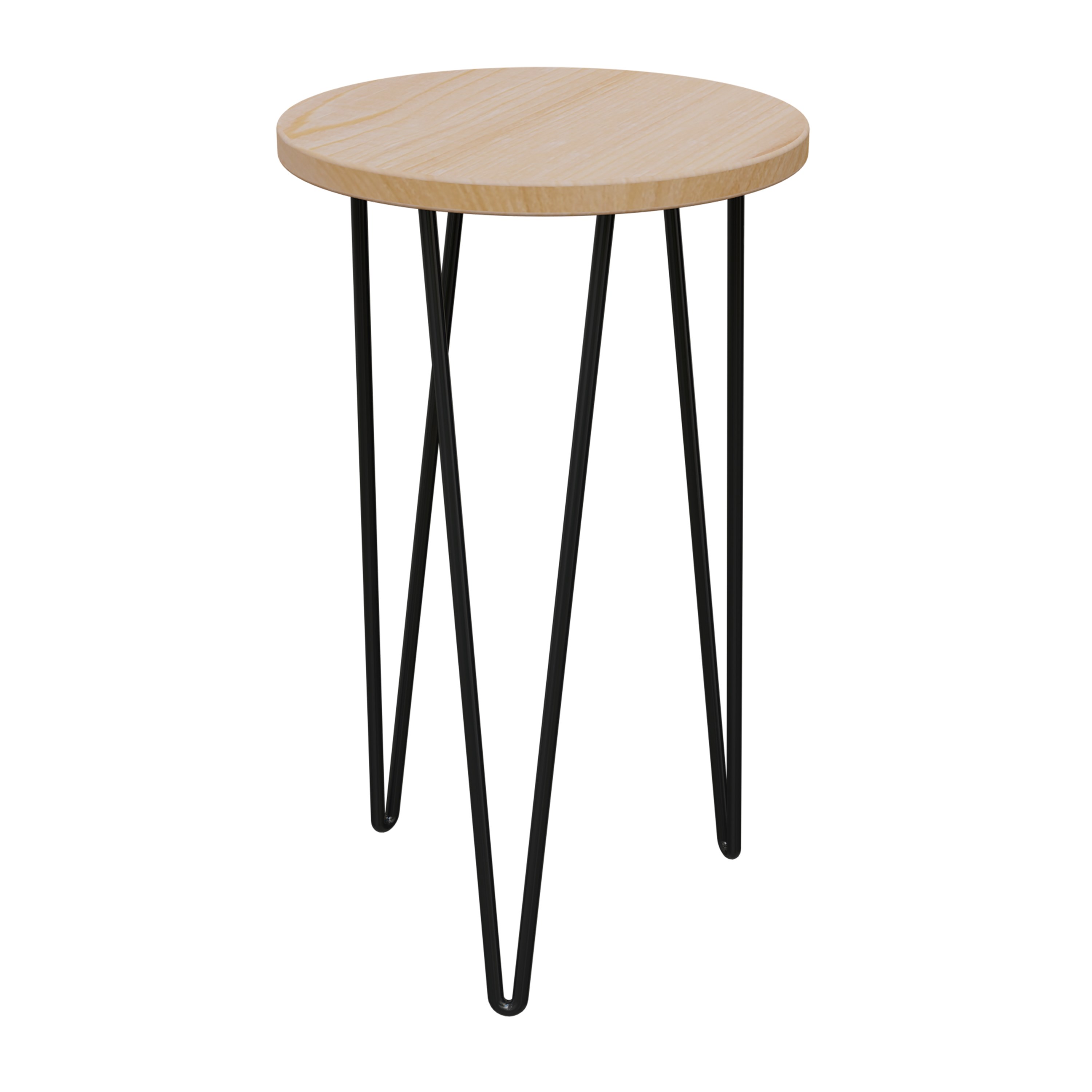 Panacea 16" Steel & Bamboo Mid Century Plant Stand — priced per each; minimum 4; multiples of 4