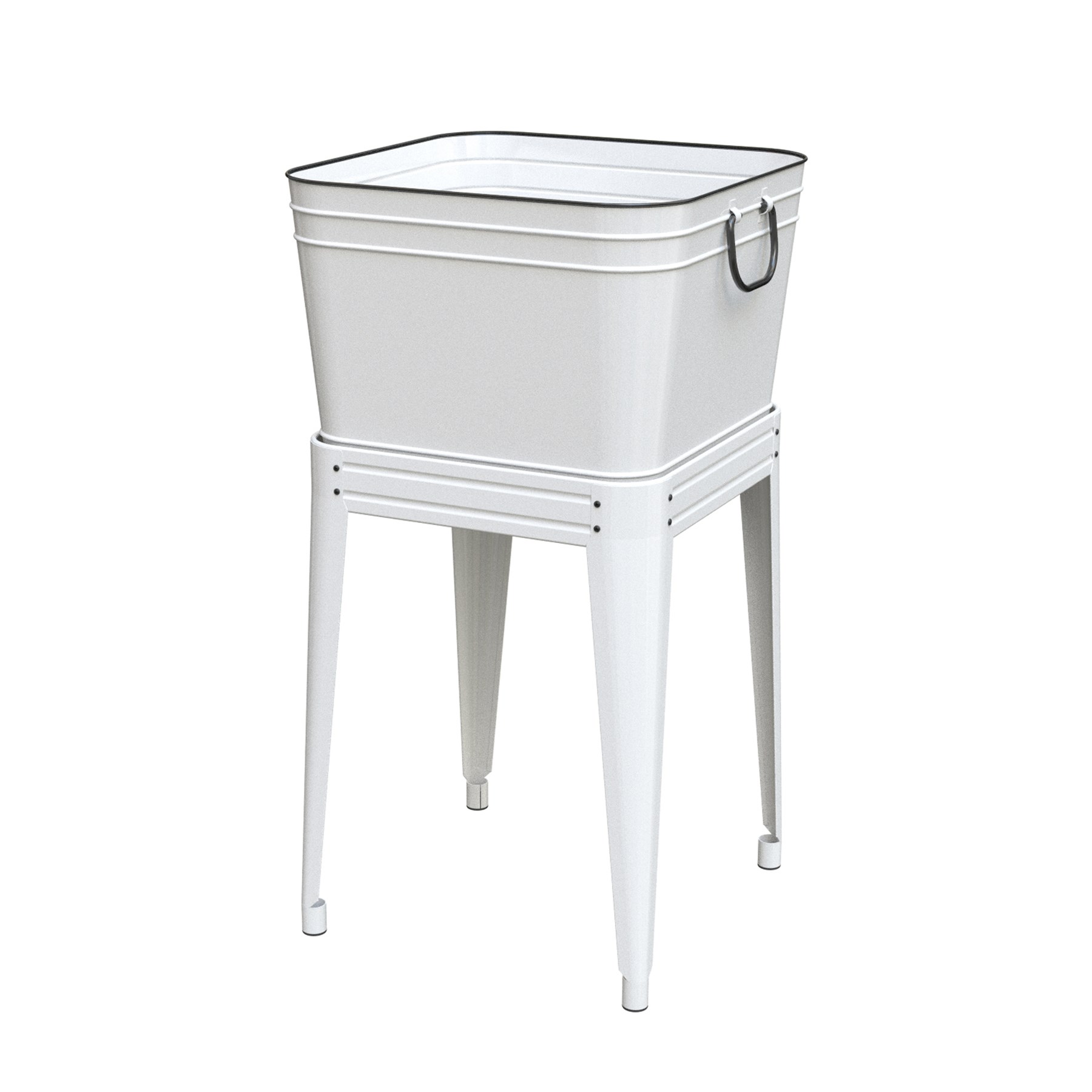 Panacea Milkhouse Beverage Tub & Planter With Stand White
