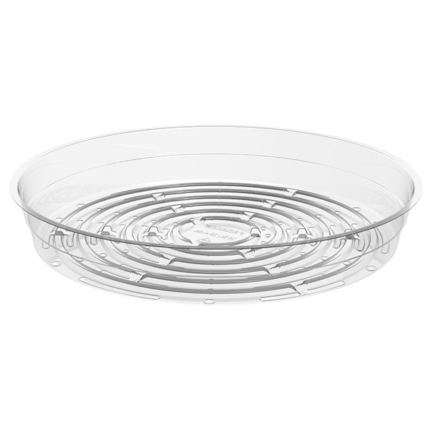 Panacea 6" diam Clear Plastic Saucer