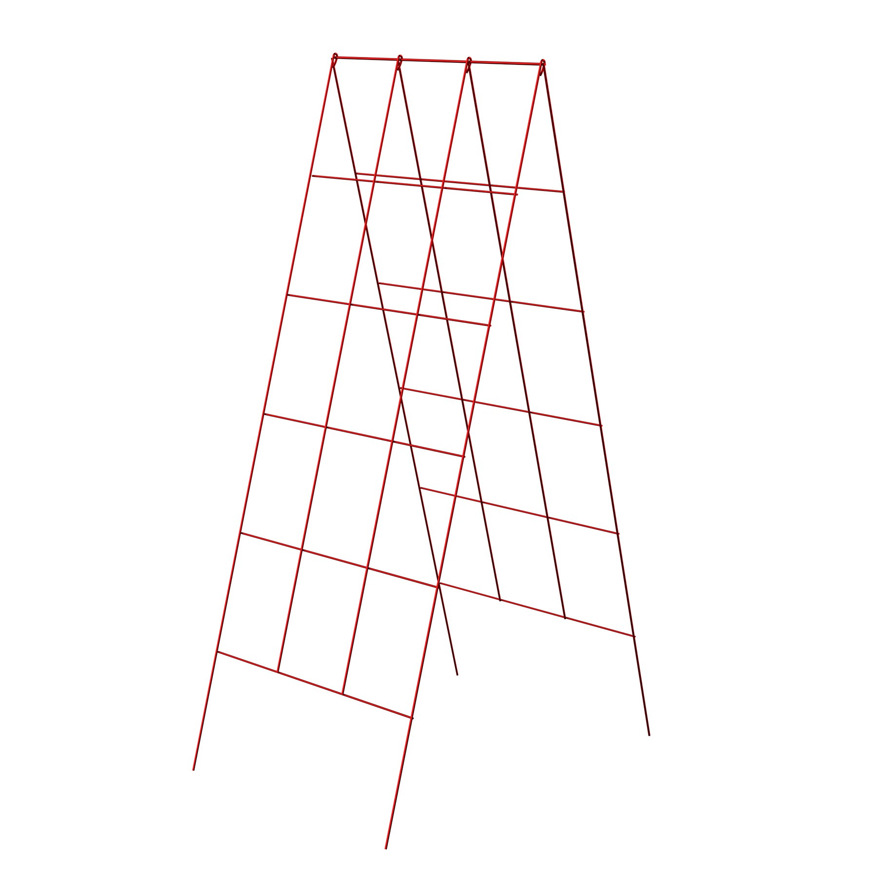 Panacea 48"x18" A Frame Red Trellis — priced per each; minimum 10; multiples of 10