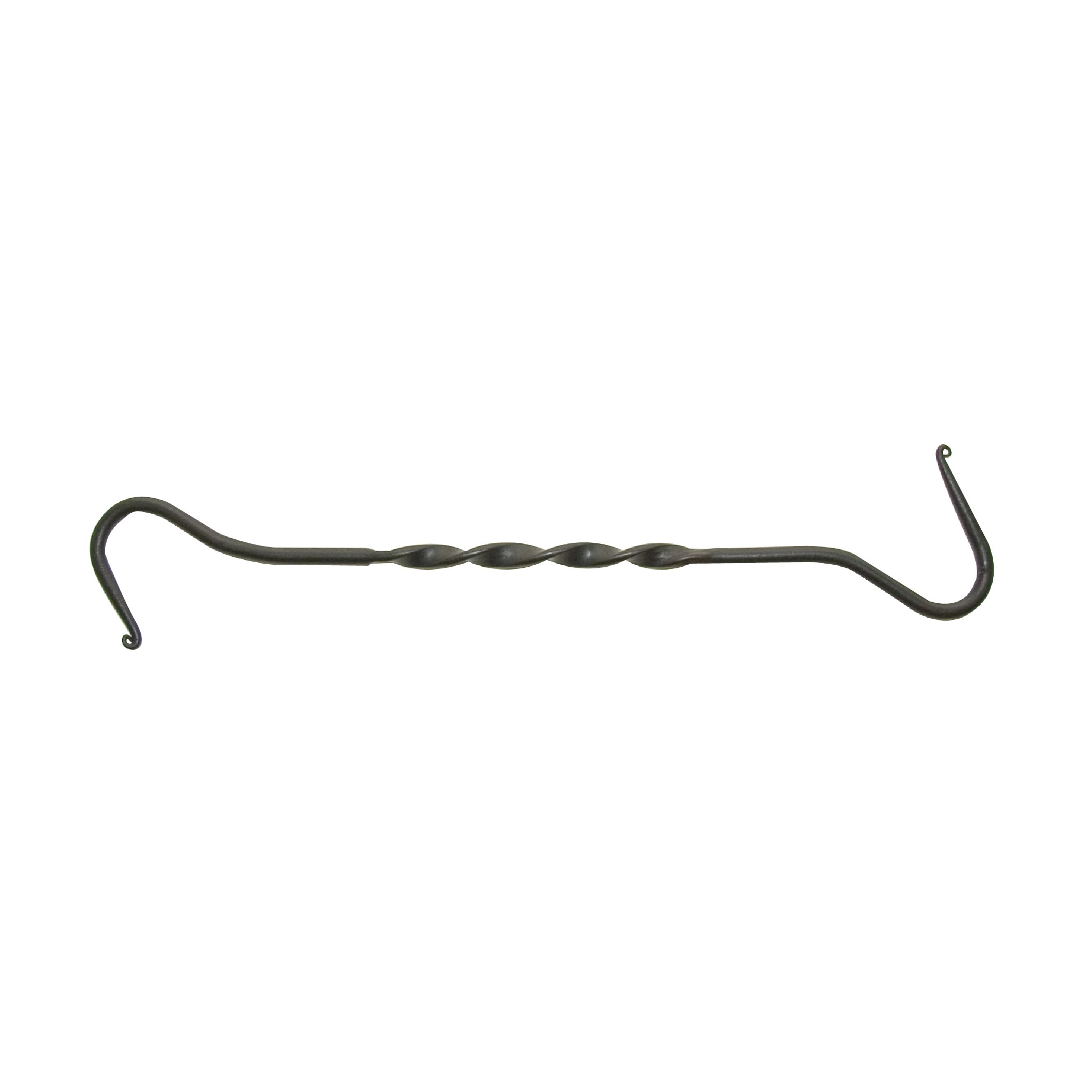 Panacea 12" Black Forged Extender Hook — priced per each; minimum 12; multiples of 12
