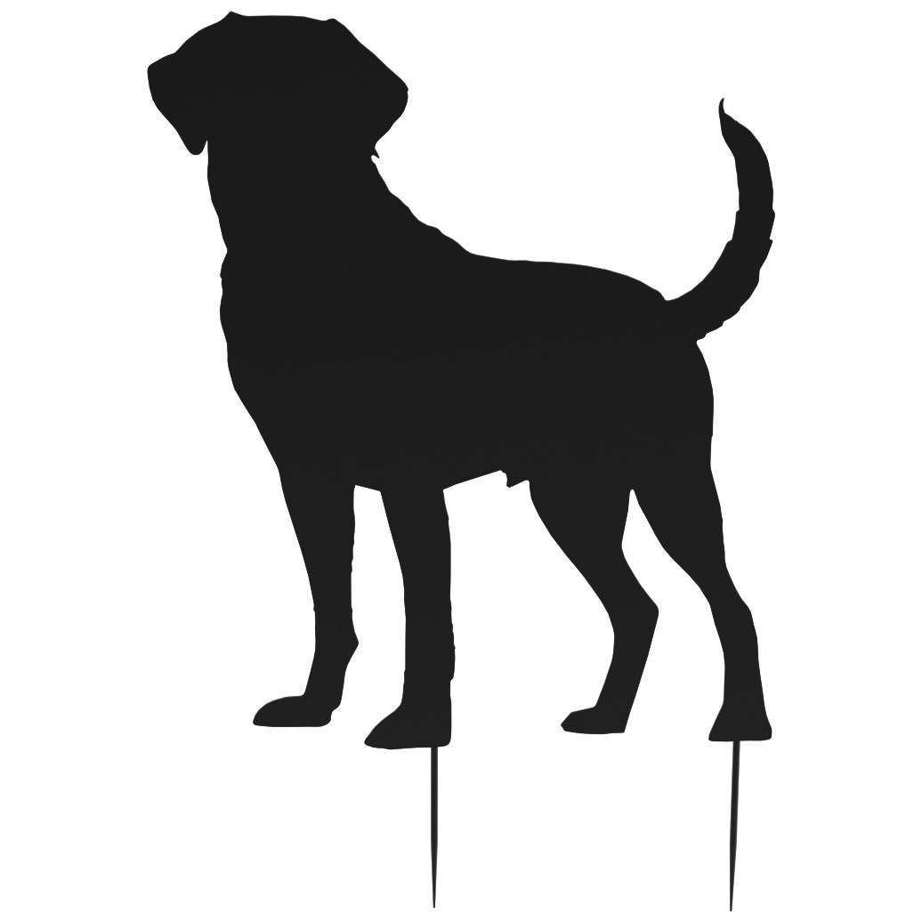 Panacea 24" Labrador Retreiver Shadow Stake — priced per each; minimum 4; multiples of 4