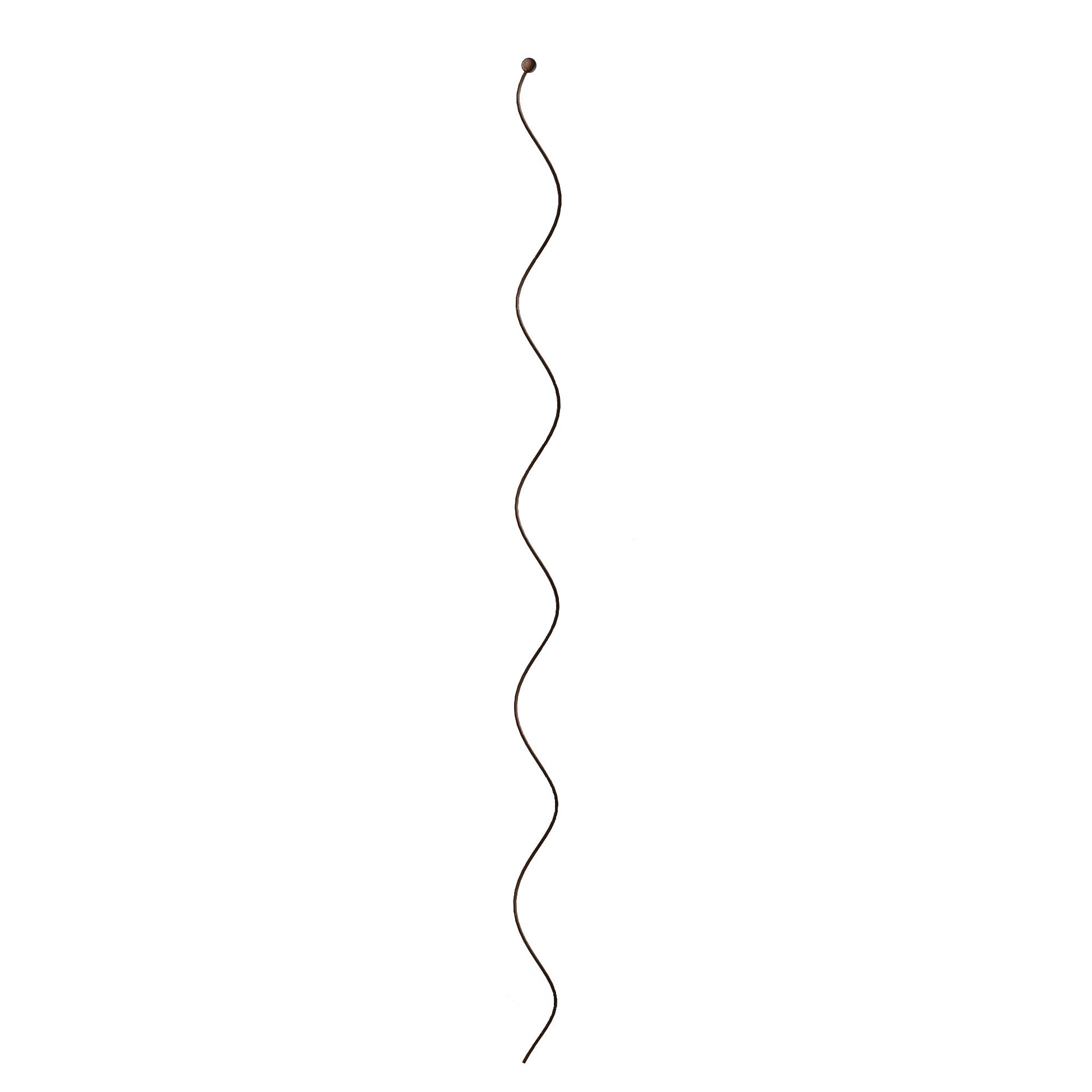 Panacea 60" Rustic Spiral Plant Support Rust — priced per each; minimum 12; multiples of 12