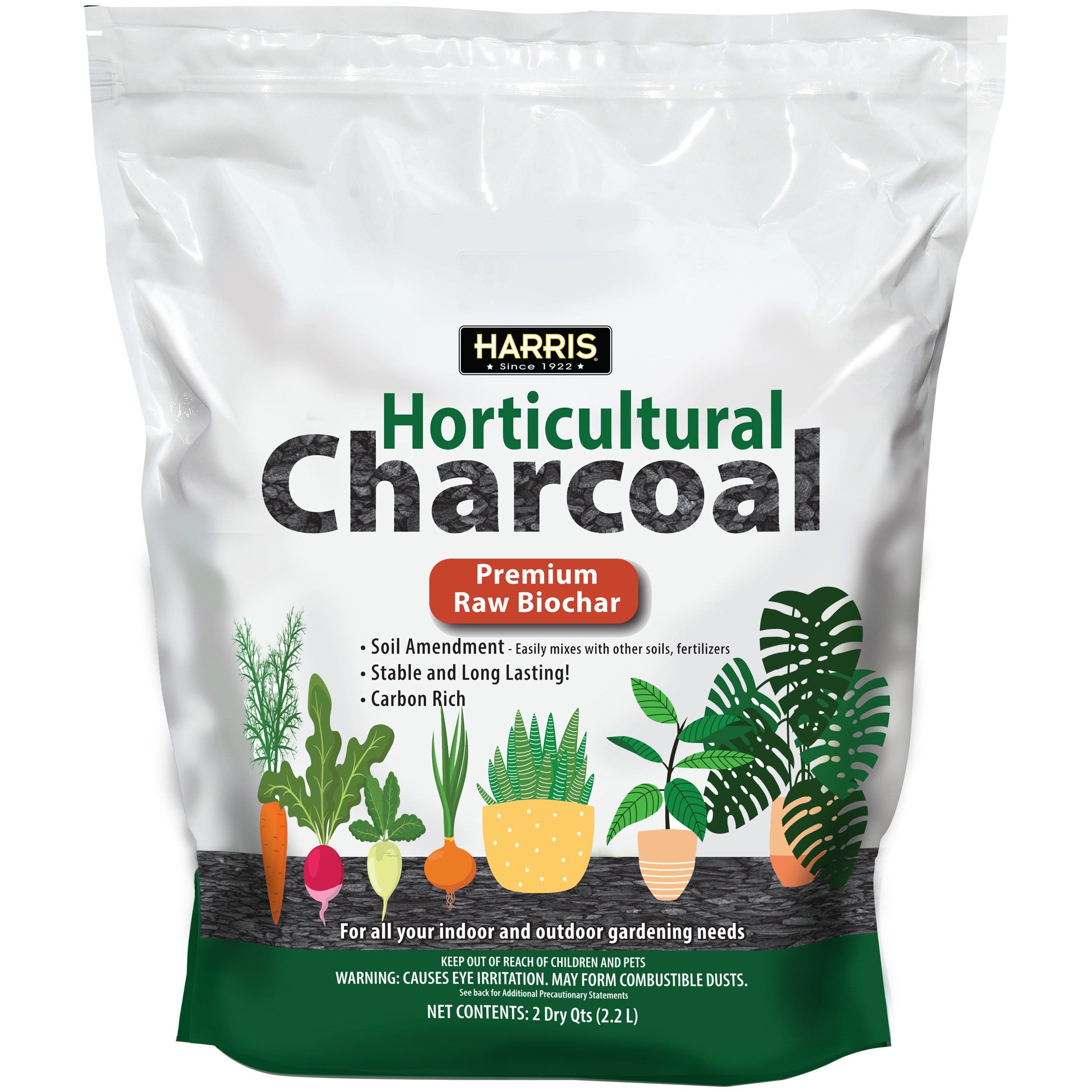Harris 2qt Horticultural Charcoal — priced per each; minimum 4; multiples of 4
