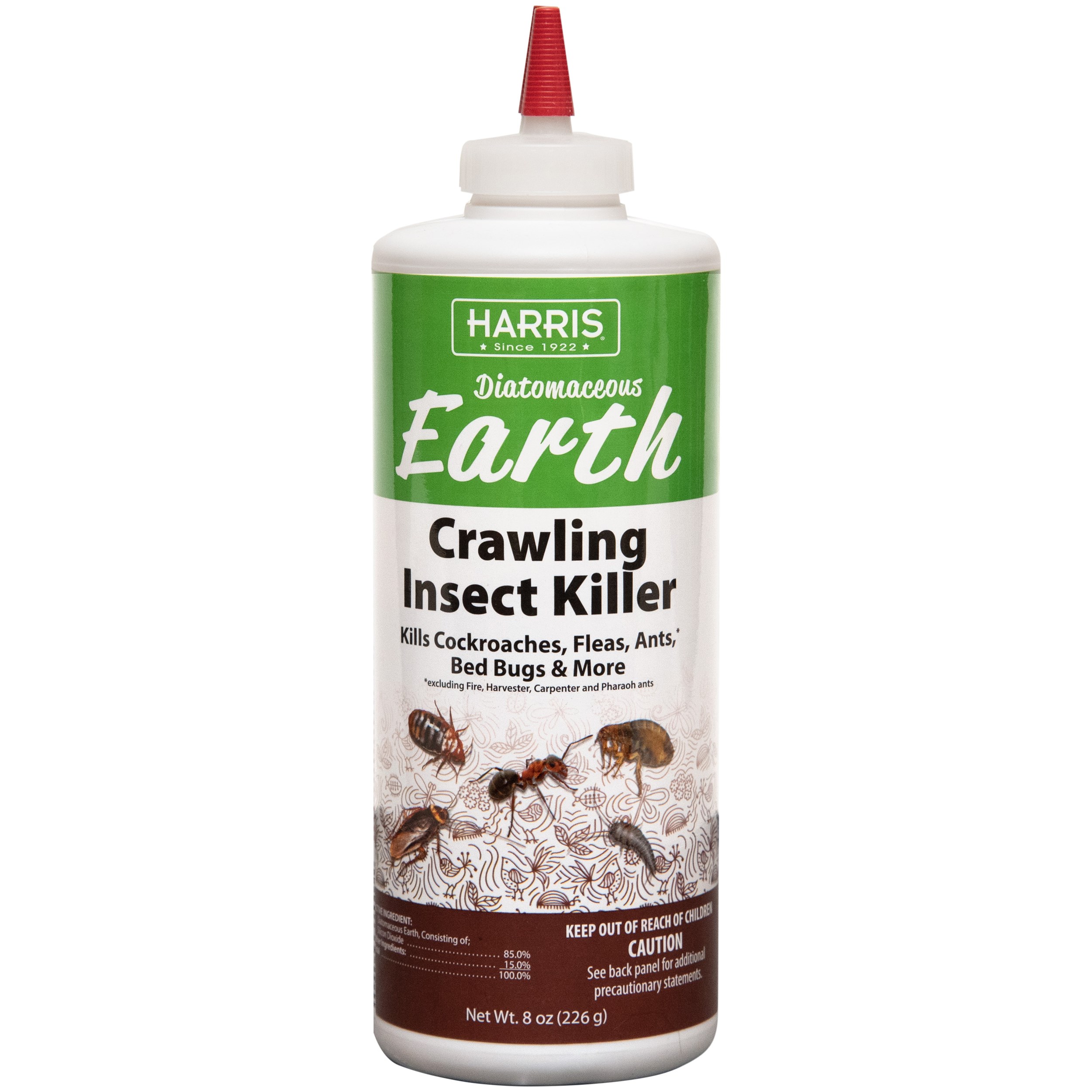 Harris 8oz Diatomaceous Earth Crawling Insect Killer — priced per each; minimum 12; multiples of 12