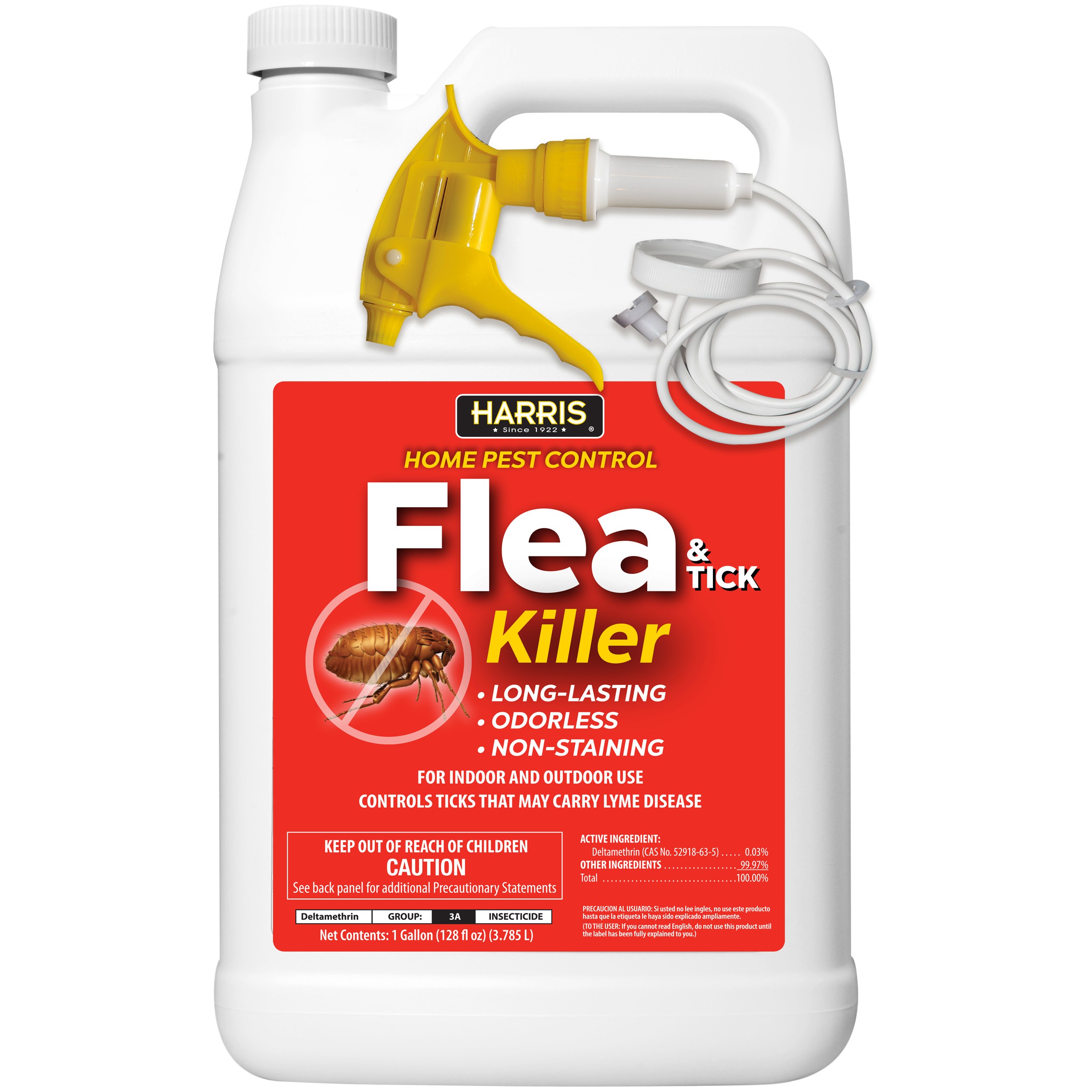 Harris 1gal Flea & Tick RTU w/ Sprayer — priced per each; minimum 4; multiples of 4