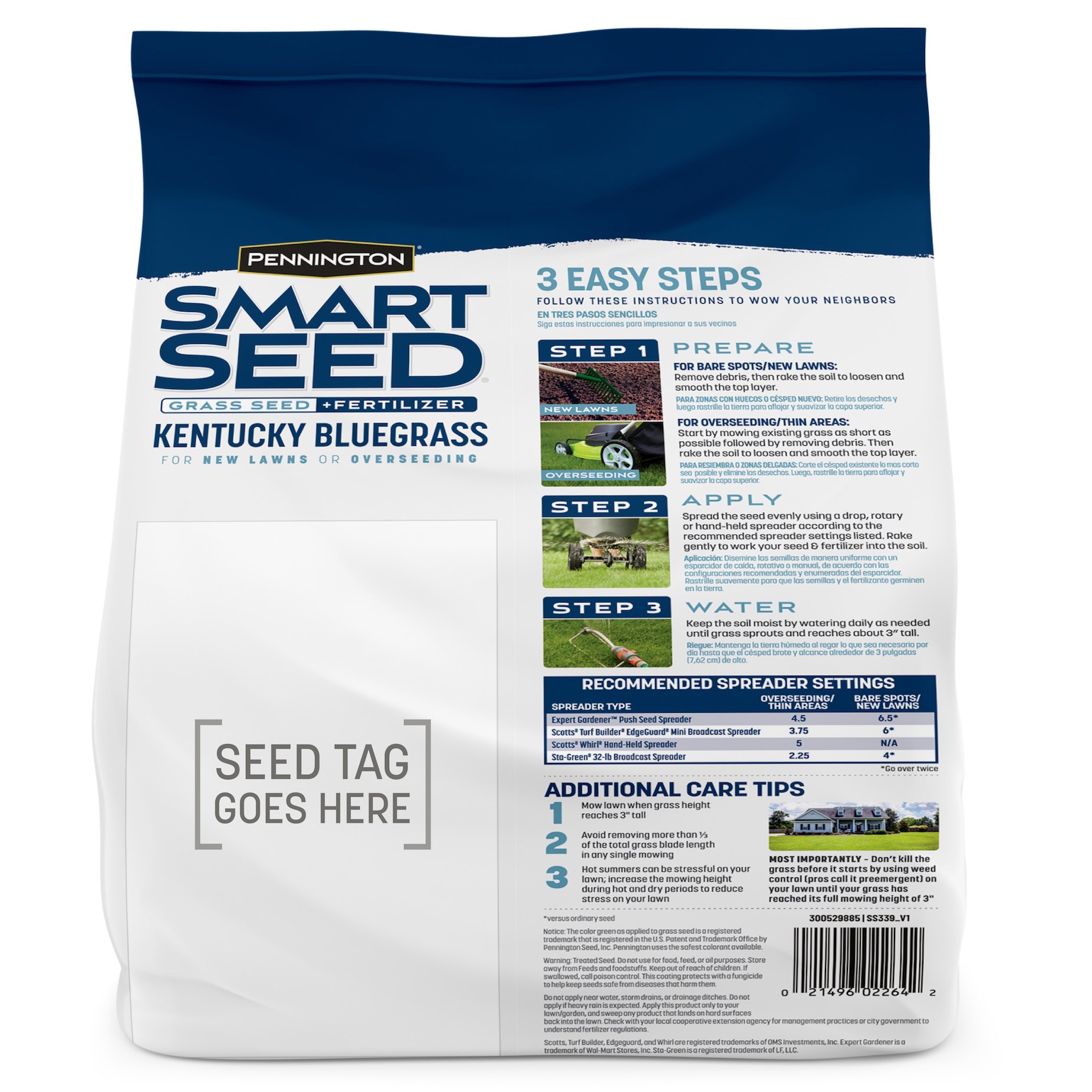 Penn 3# Smart Seed Kentucky Blue Blend Pcf - Image 2
