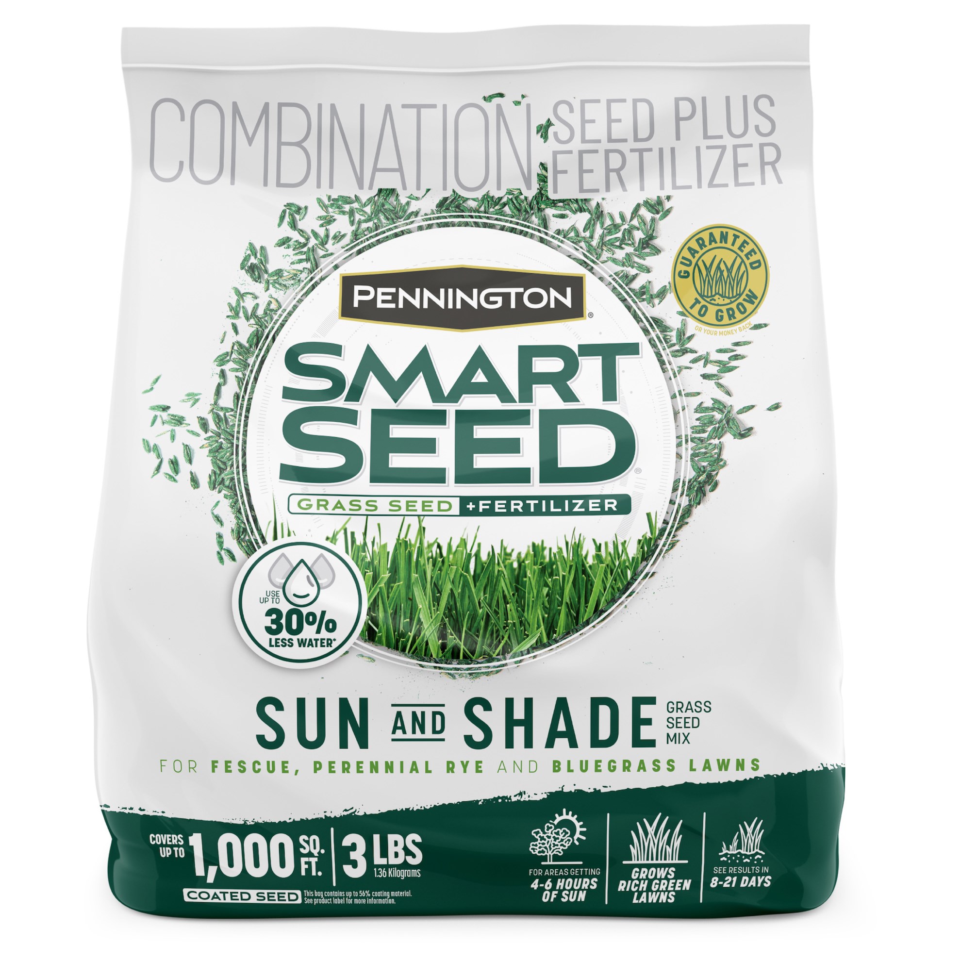 Penn 3# Smart Seed Sun & Shade Mix N Pcf — priced per each; minimum 8; multiples of 8