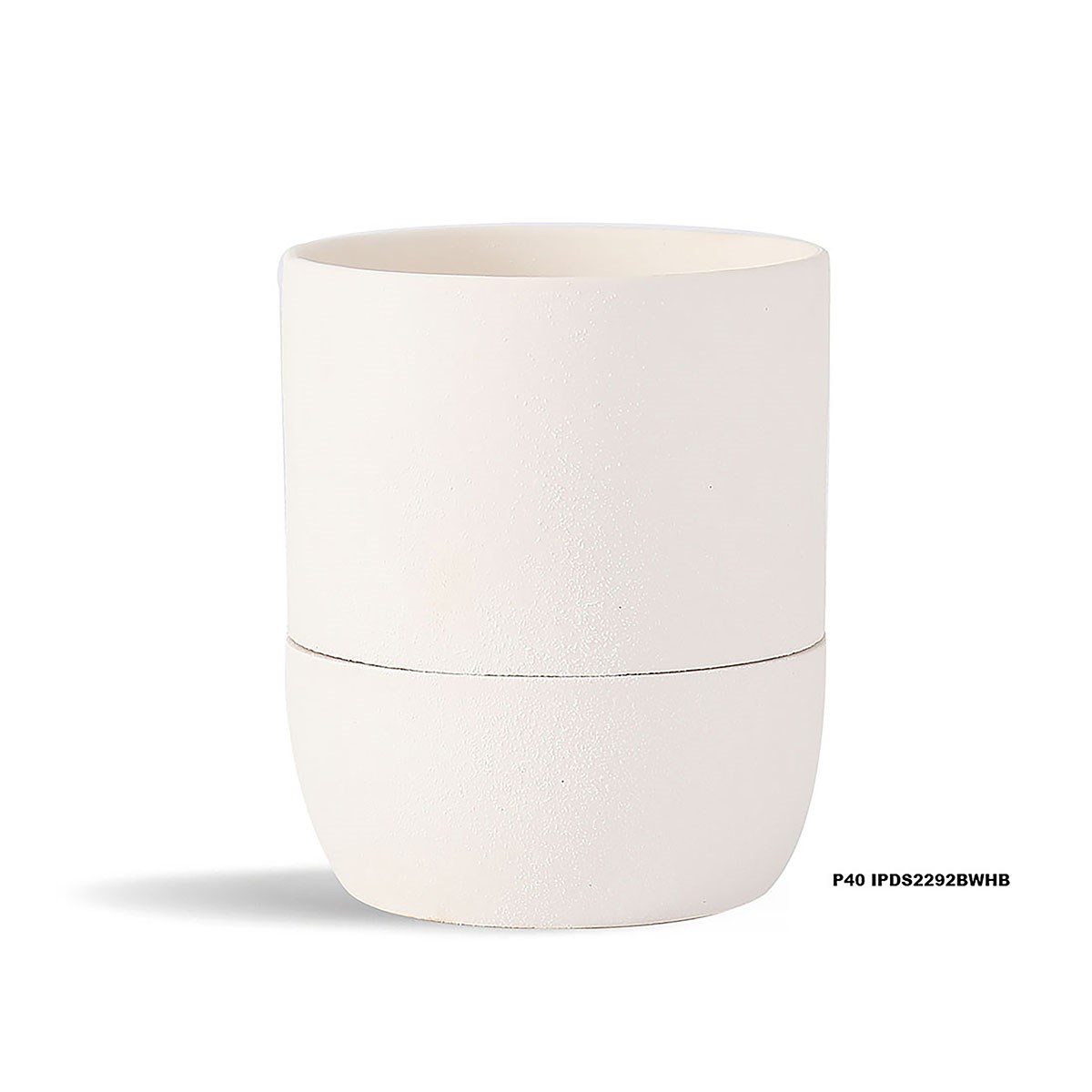 PHG 5"x5.5" Urban Dweller Self-Watering Pot Bright White — priced per each; minimum 8; multiples of 8