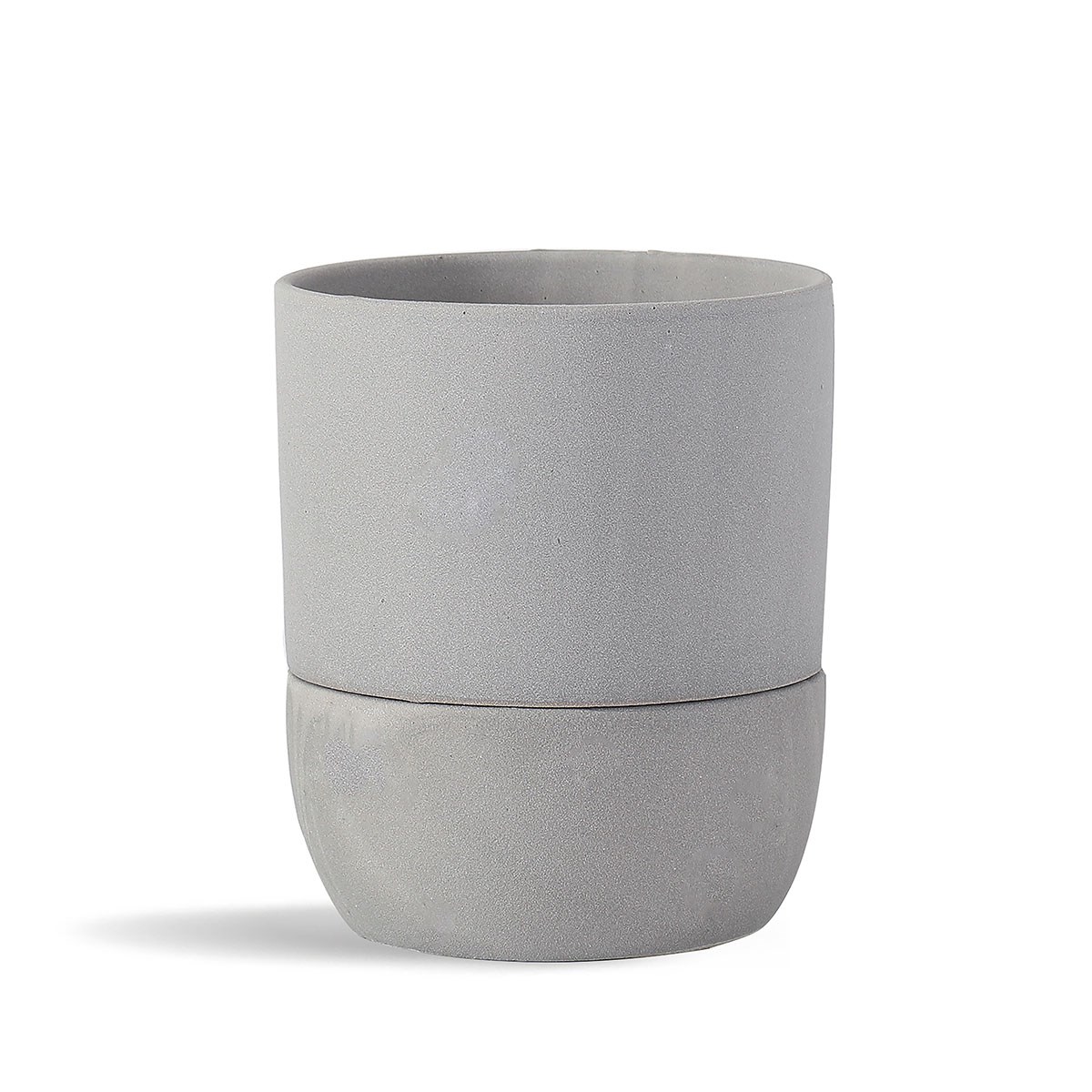 PHG 5"x5.5" Urban Dweller Self-Watering Pot Sand Dim Grey — priced per each; minimum 8; multiples of 8