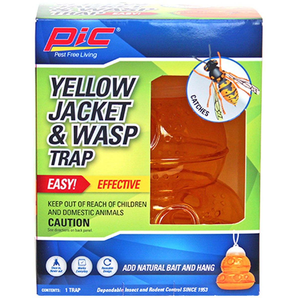 Pic Wasp & Hornet Trap 072477980727 PICWTRP — priced per each; minimum 6; multiples of 6