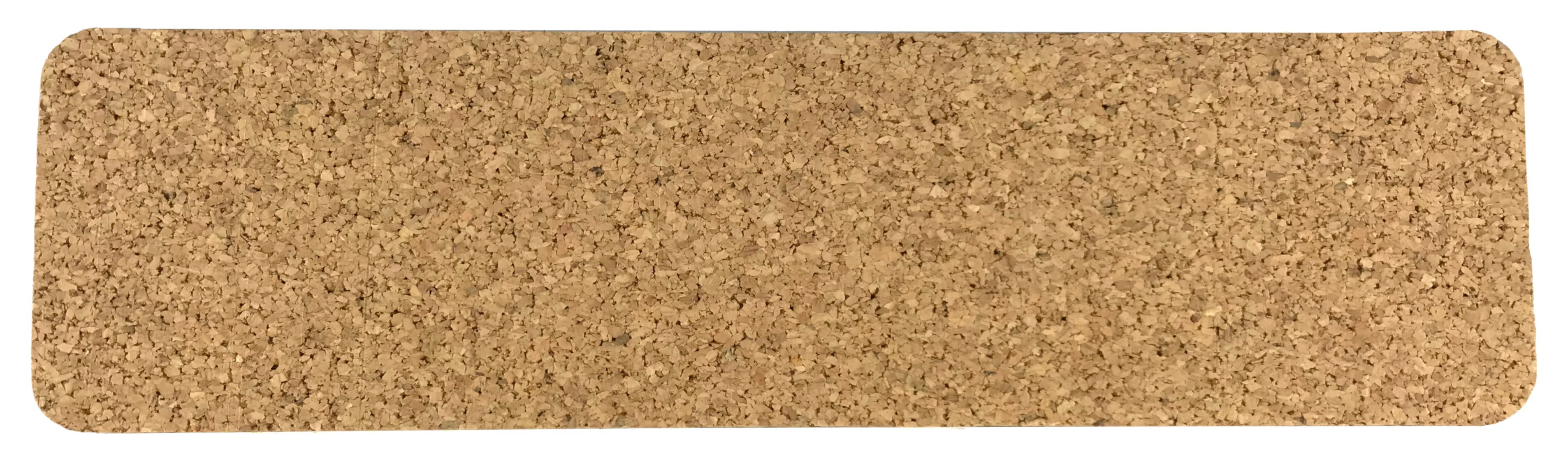 Plastec 4"x14" Eco Cork Mat — priced per each; minimum 12; multiples of 12