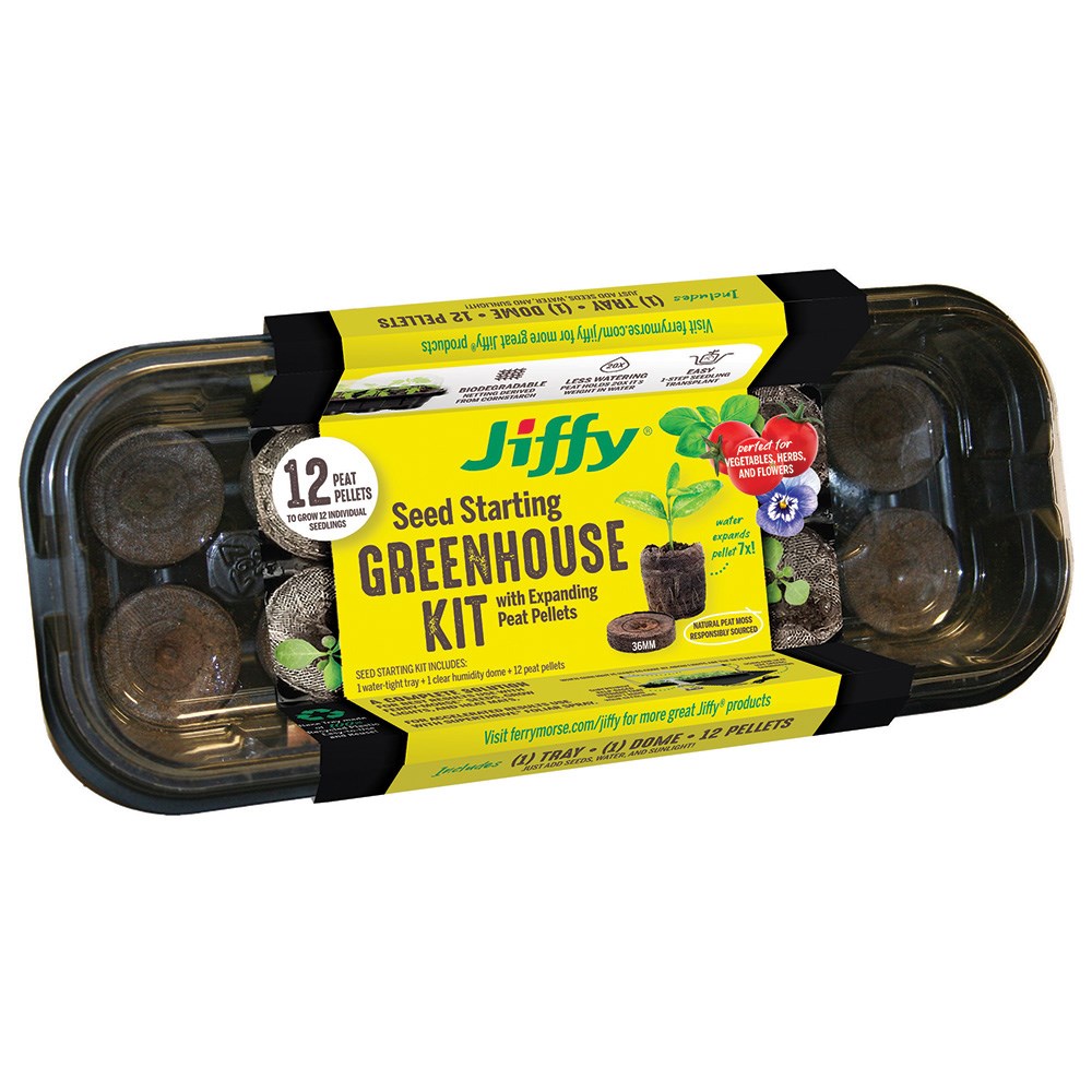 Jiffy 12 Windowsill Greenhouse 36mm — priced per each; minimum 17; multiples of 17
