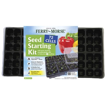 Ferry Morse 72 Cell Tray w/ Dome — priced per each; minimum 7; multiples of 7