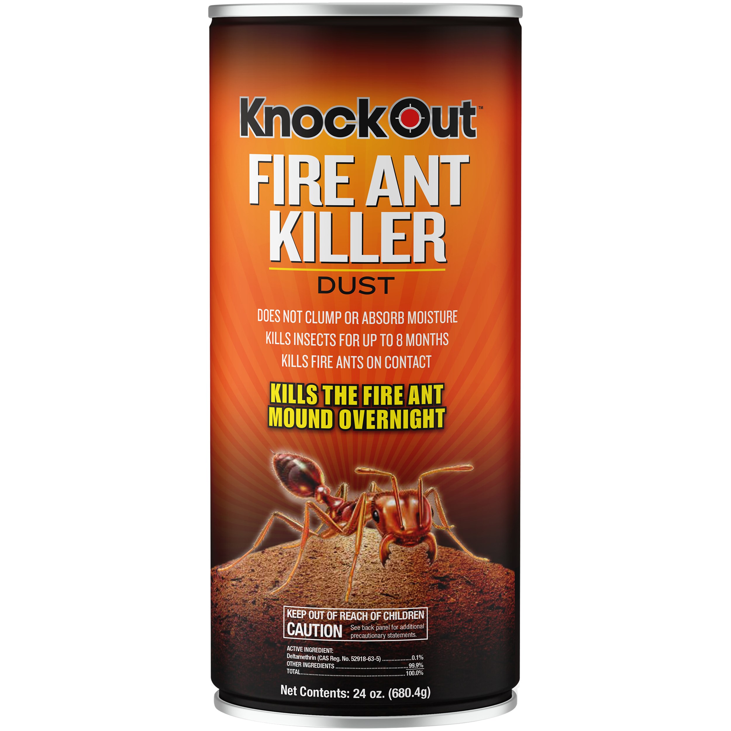 Knock Out 24oz Fire Ant Killer Dust — priced per each; minimum 12; multiples of 12