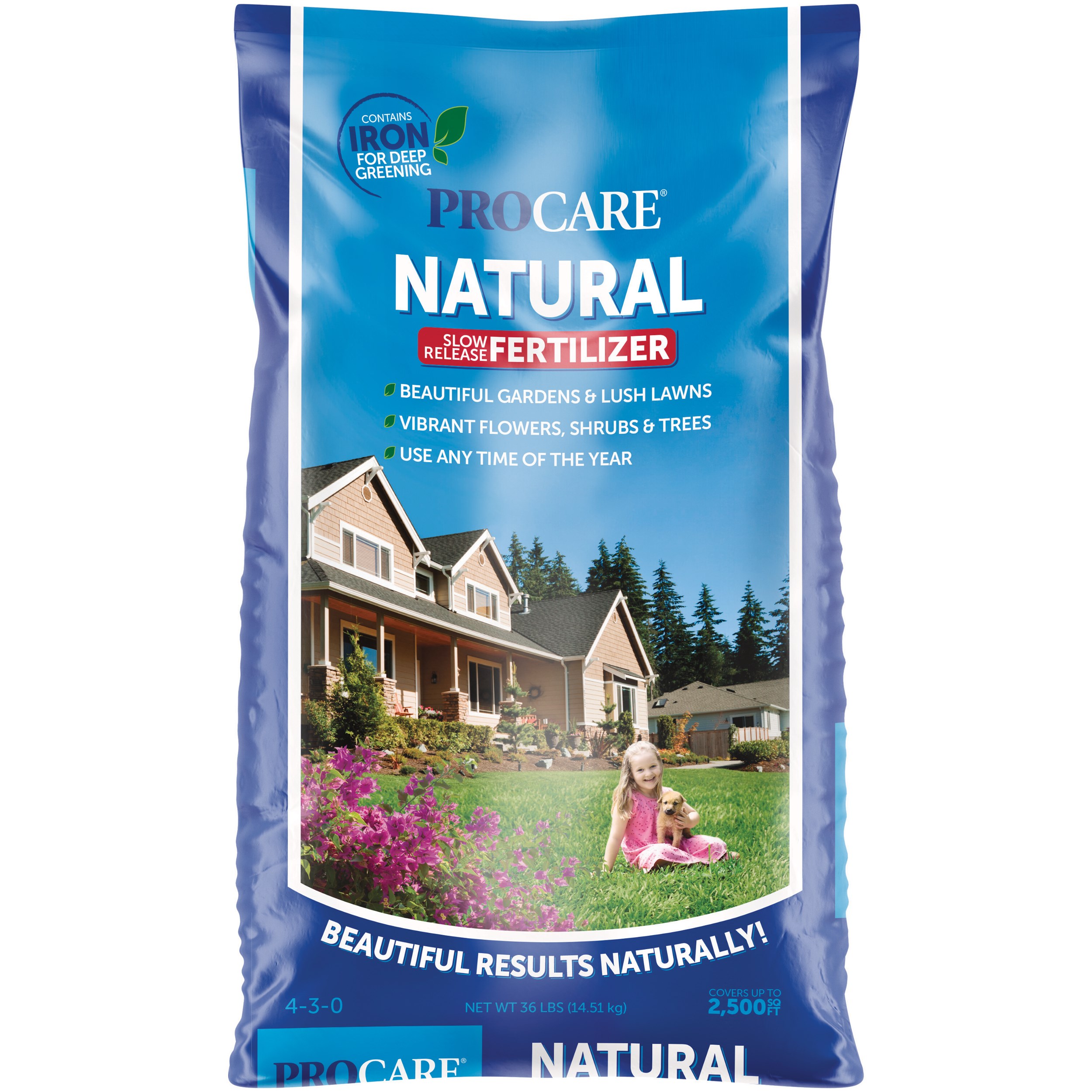 Pro Care 36# Natural Fertilizer 4-3-0 — Single Unit
