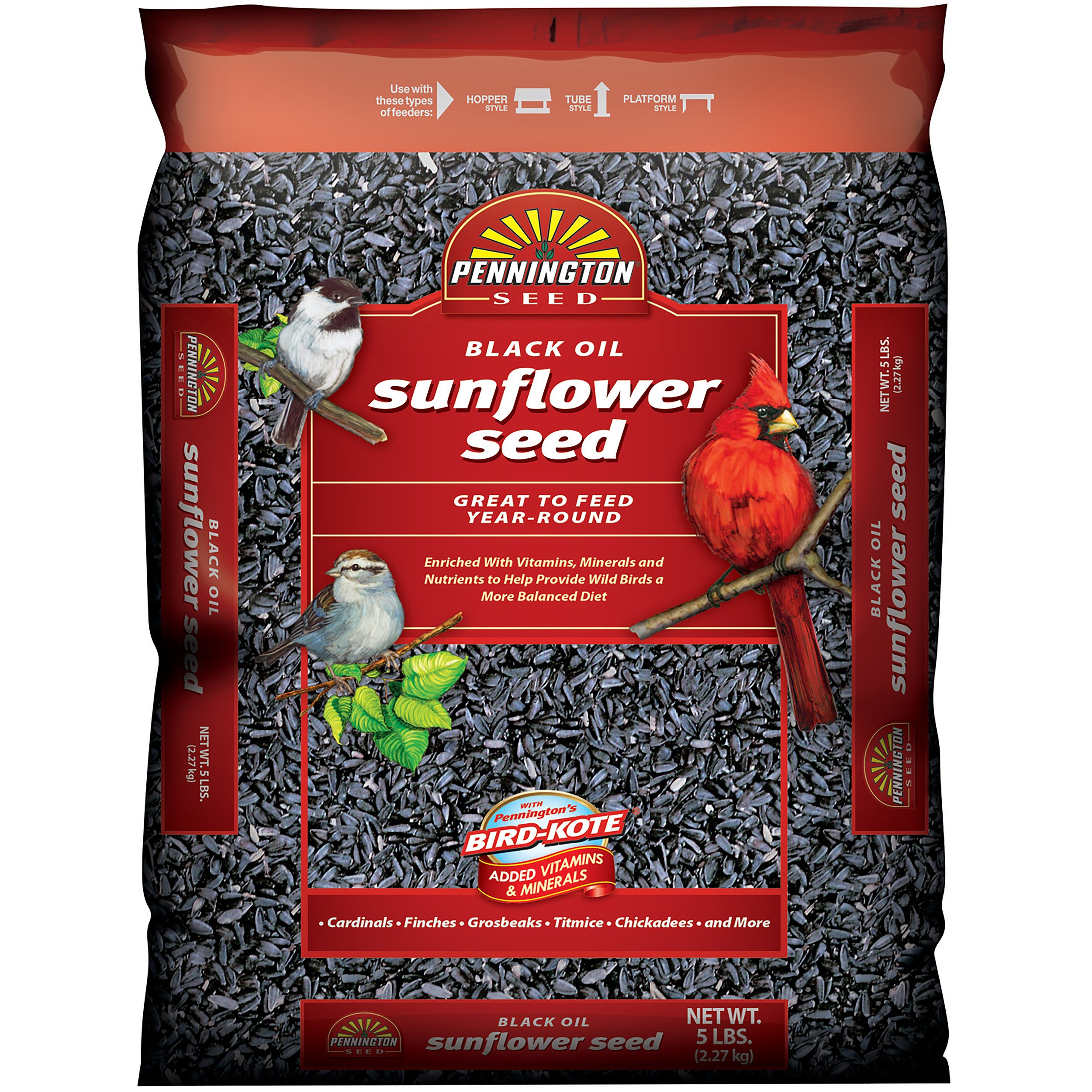 Penn Select 5# Black Oil Sunflower Seed — priced per each; minimum 6; multiples of 6