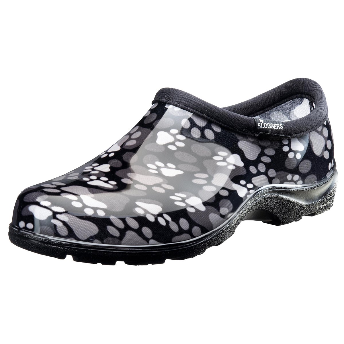 Sloggers Womens Shoe Paw Black & White Size 6