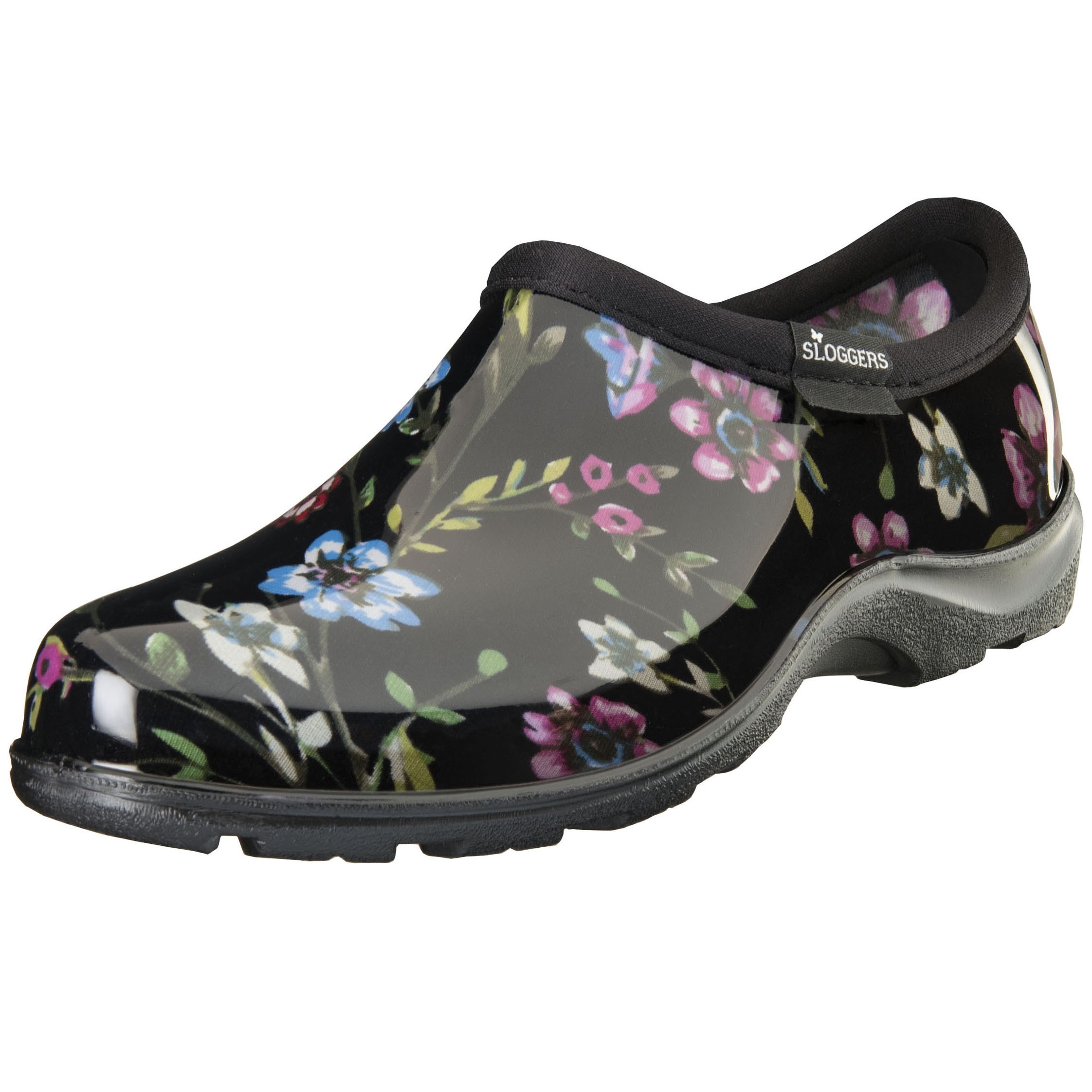 Sloggers Womens Shoe Ditsy Spring Black Size 8