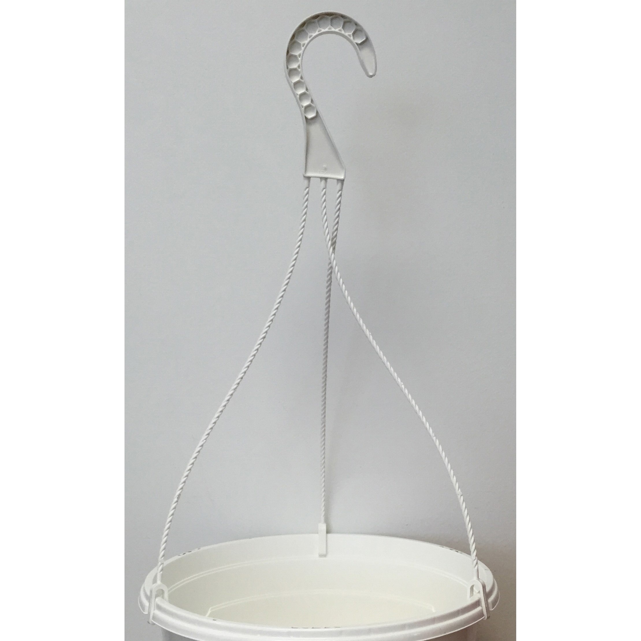 POPP MHJ 40 3 STRAND HANGER WHITE — Single Unit