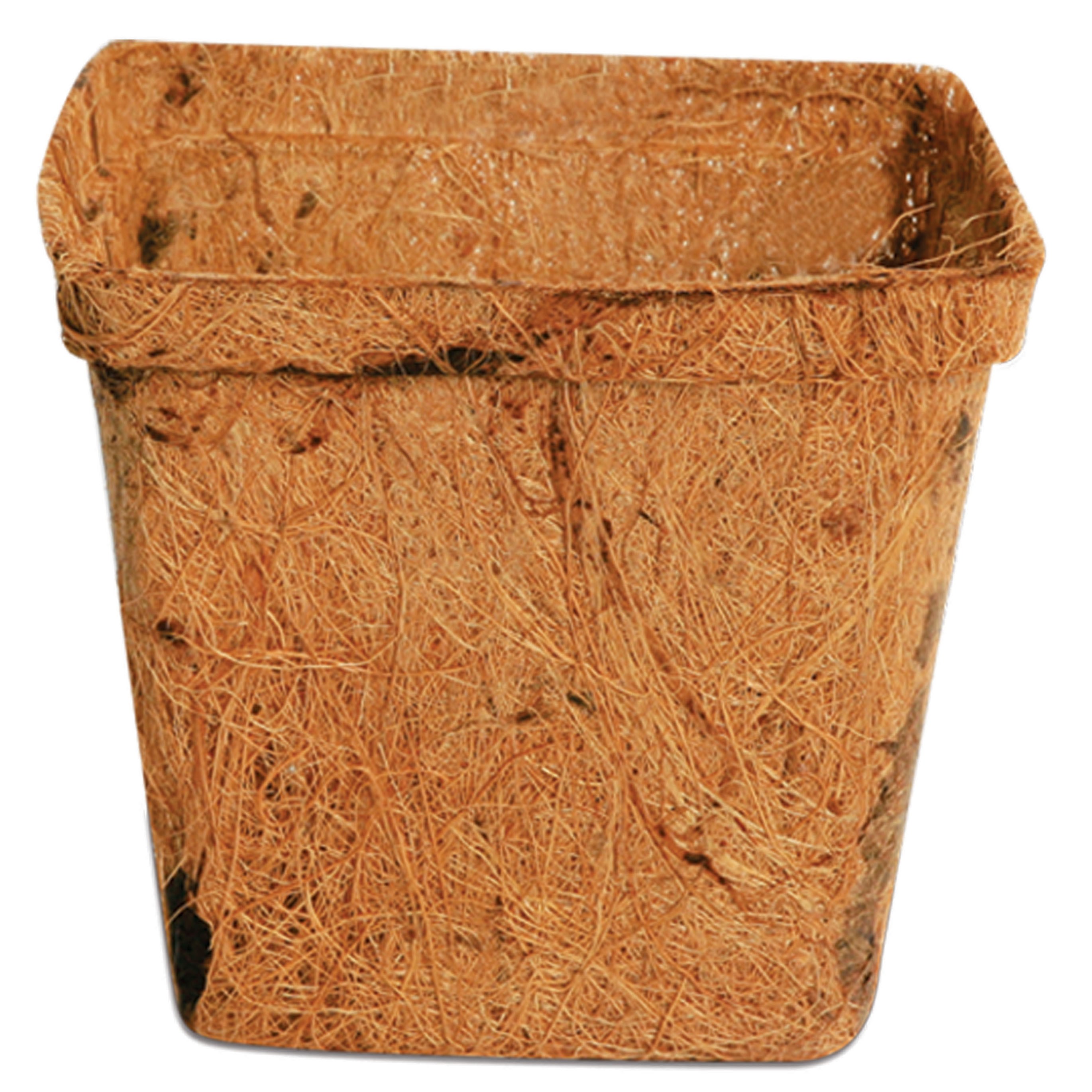 PlantBest 4.25" Sq Biodegradable Coconut Coir Pot 600/Bulk Case