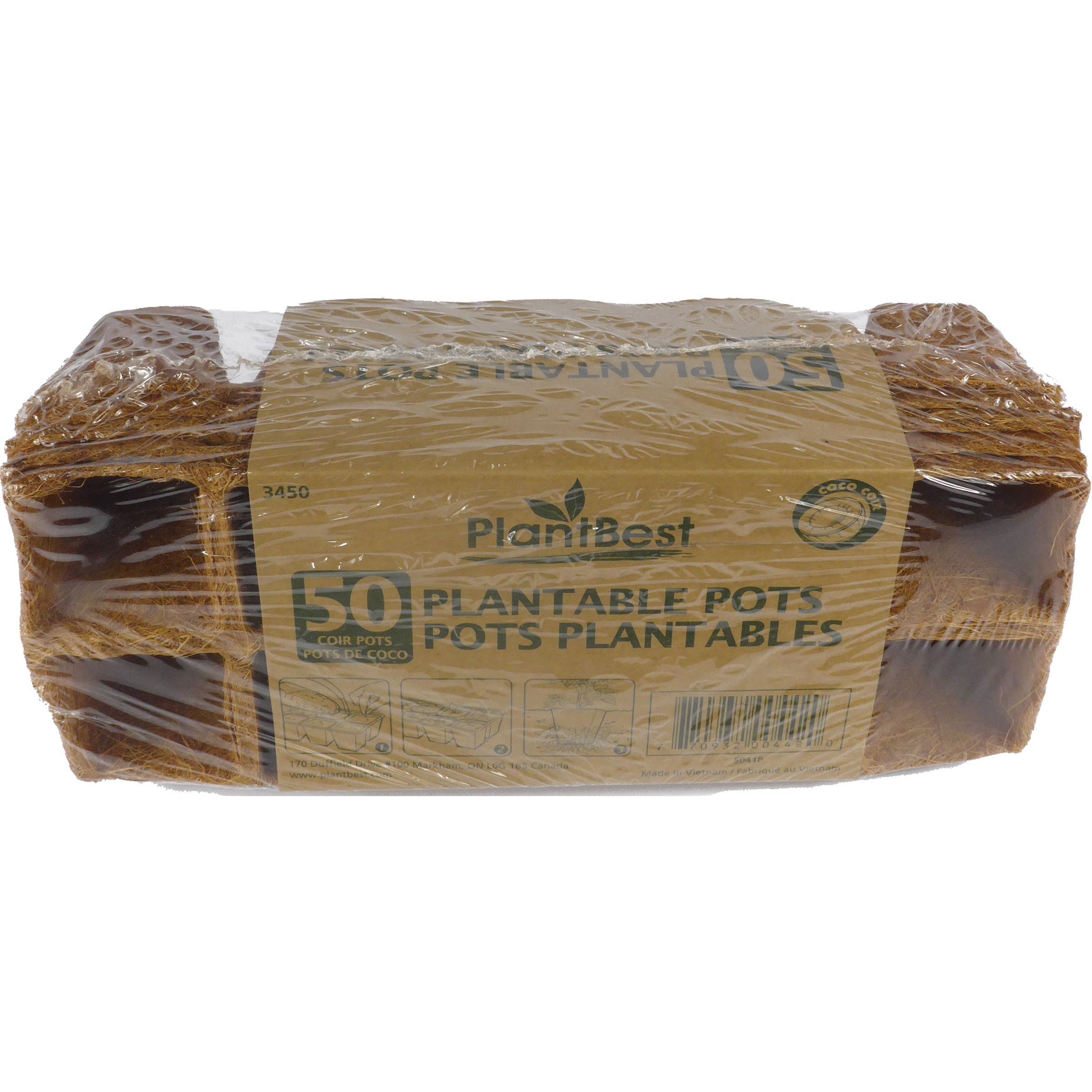 PlantBest 1.75" (4.45cm) Coir Strip Refill - 50 x 1.75 — priced per each; minimum 24; multiples of 24