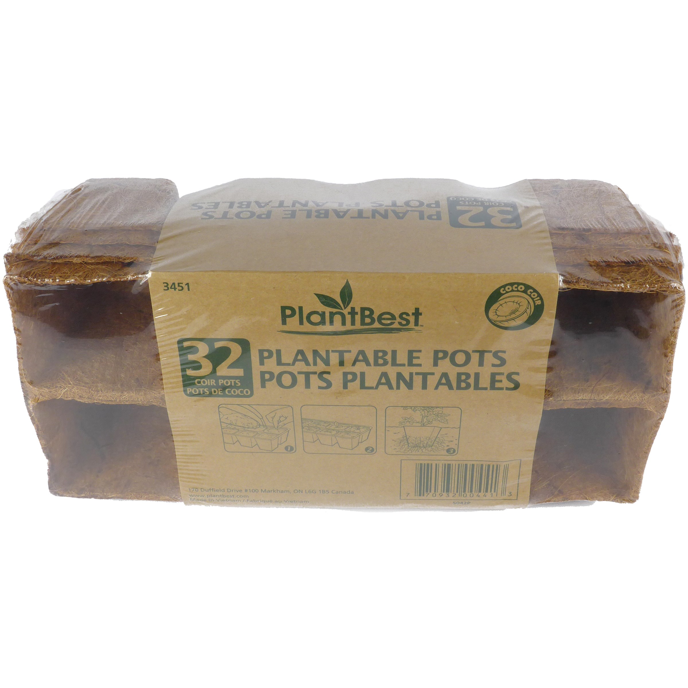 PlantBest 2.50" (6.35cm) Coir Strip Refill - 32 x 2.50