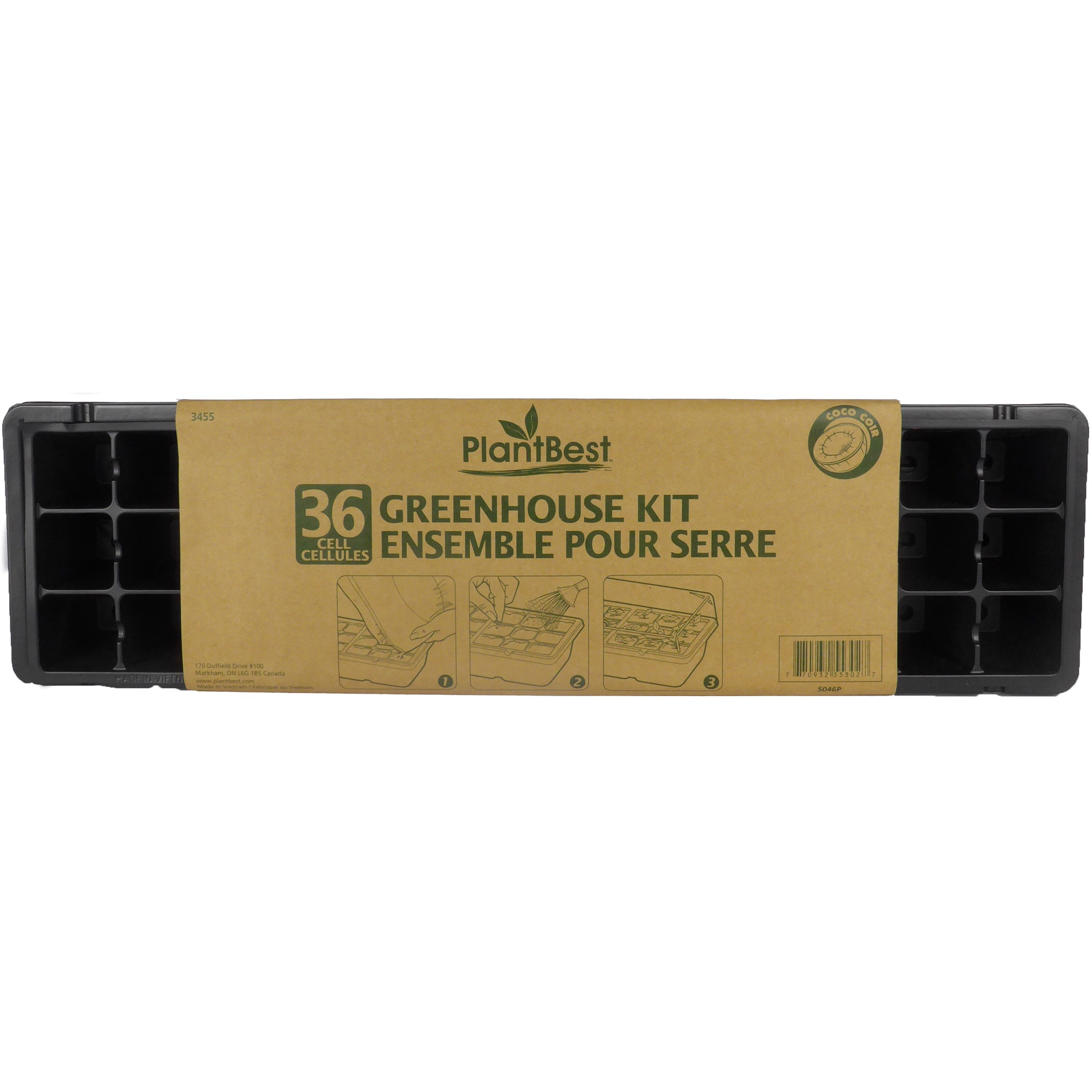 PlantBest 36 Cell Plastic Greenhouse Kit — priced per each; minimum 12; multiples of 12