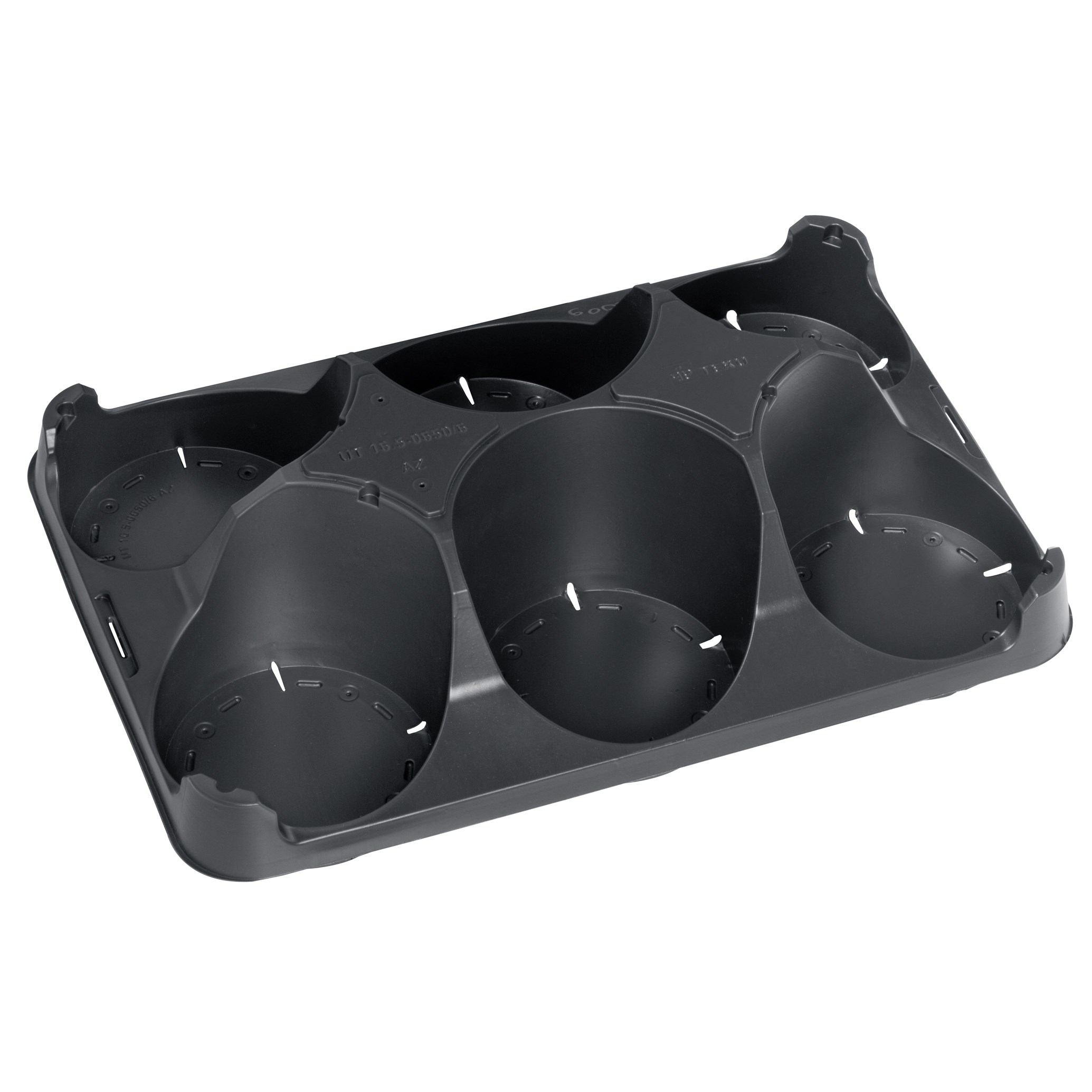 POPP UT 16.5 STD X 6 TRAY BLK — Single Unit