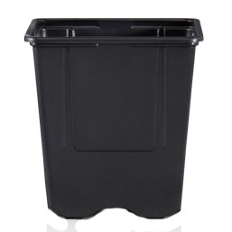 POPP VQF 11X11X11.5 QT SQ POT BLK — Single Unit