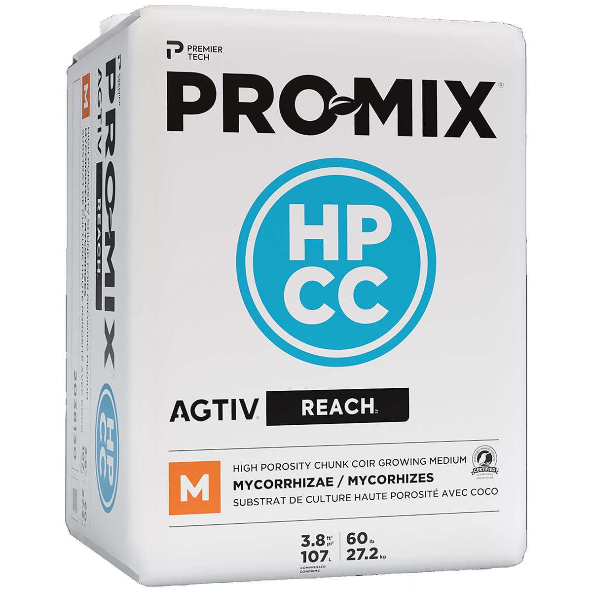 Premier Pro-Mix HPCC AGTIV REACH (MYCO) 3.8cf — Single Unit