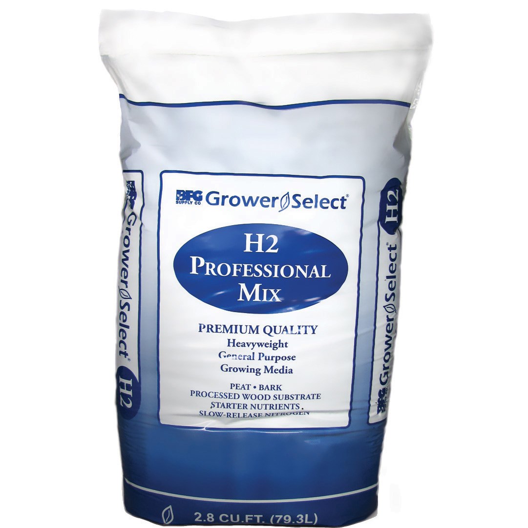 BFG Grower Select H2 MTI 2.8cf Peat/Southern Bark Mix