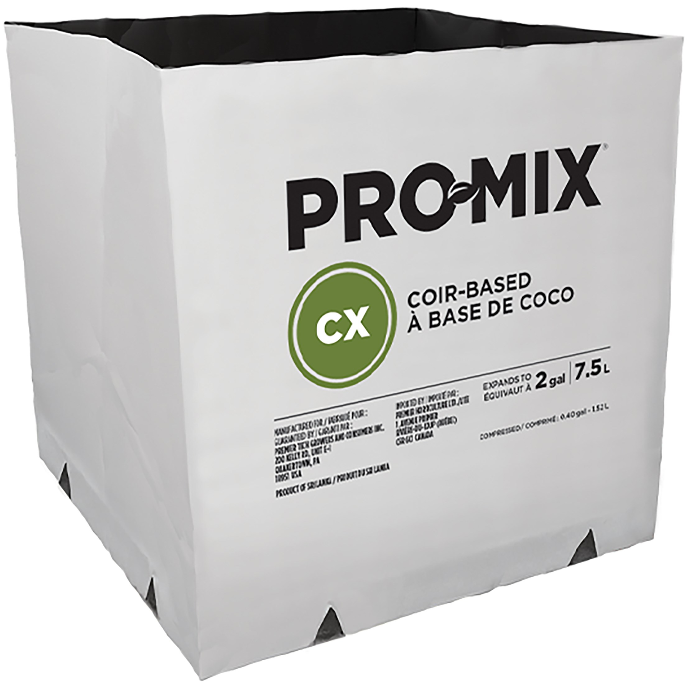 Premier Pro-Mix CX Compressed Grow Bag 2gal BULK — Single Unit
