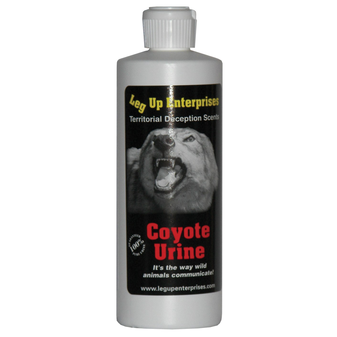 Leg Up 16oz Coyote Urine — priced per each; minimum 6; multiples of 6