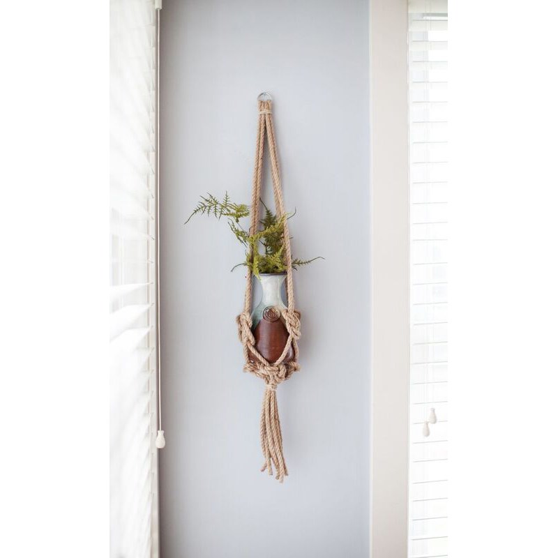 Primitive 36" Natural Knotted Rope Hanger — priced per each; minimum 12; multiples of 12
