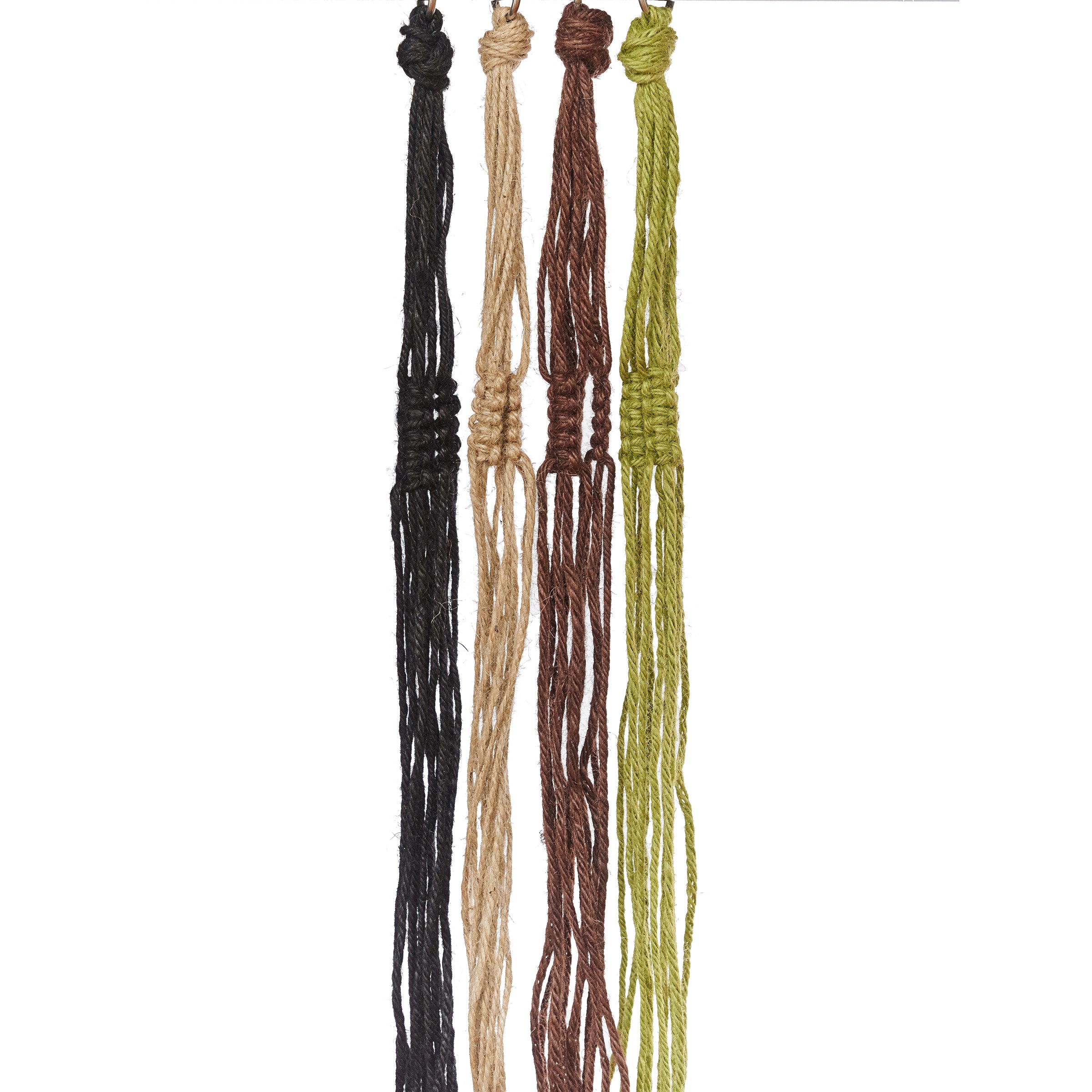 Primitive 36" Assorted Colored Jute Hanger