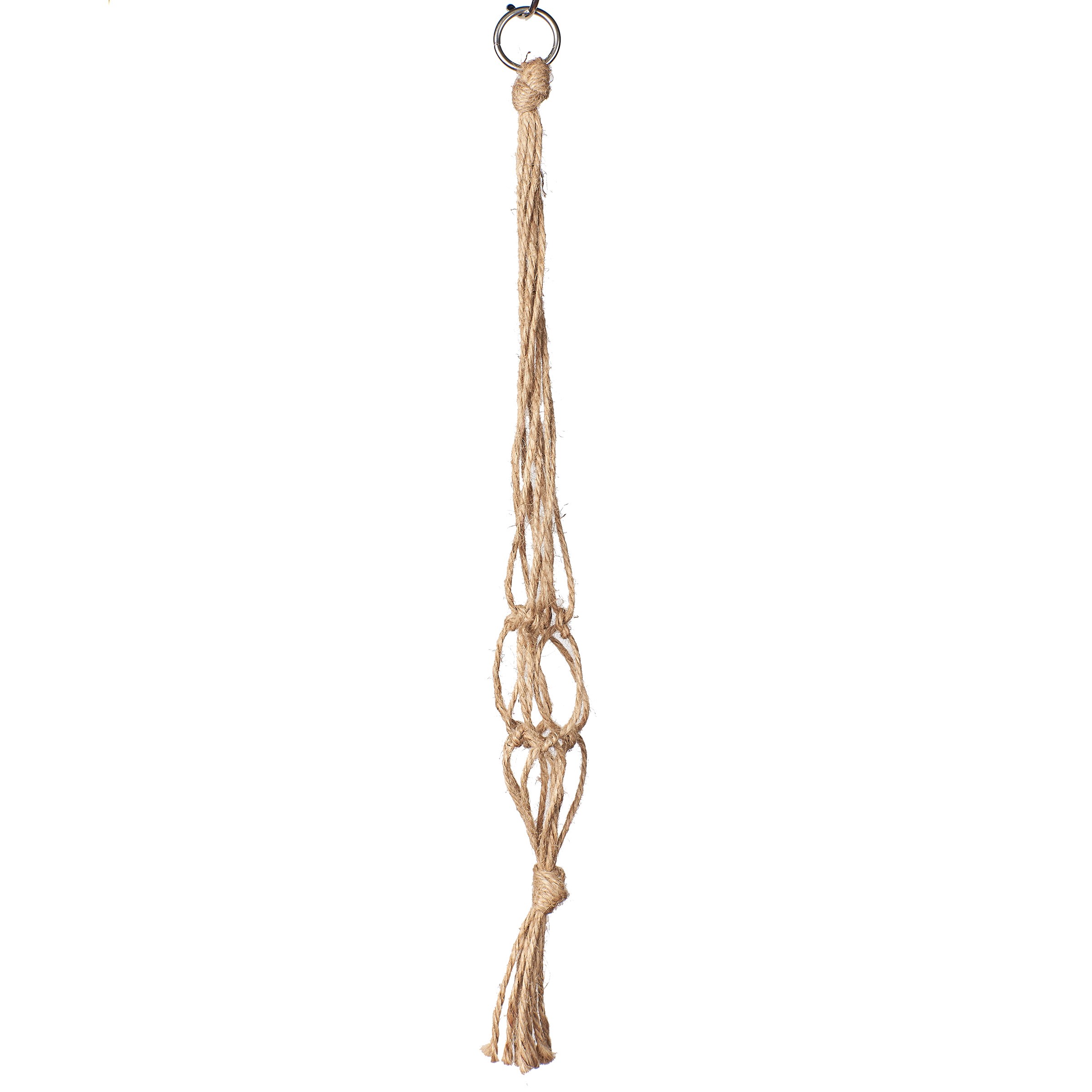 Primitive 18" Mini Jute Plant Hangers Natural Color — priced per each; minimum 12; multiples of 12