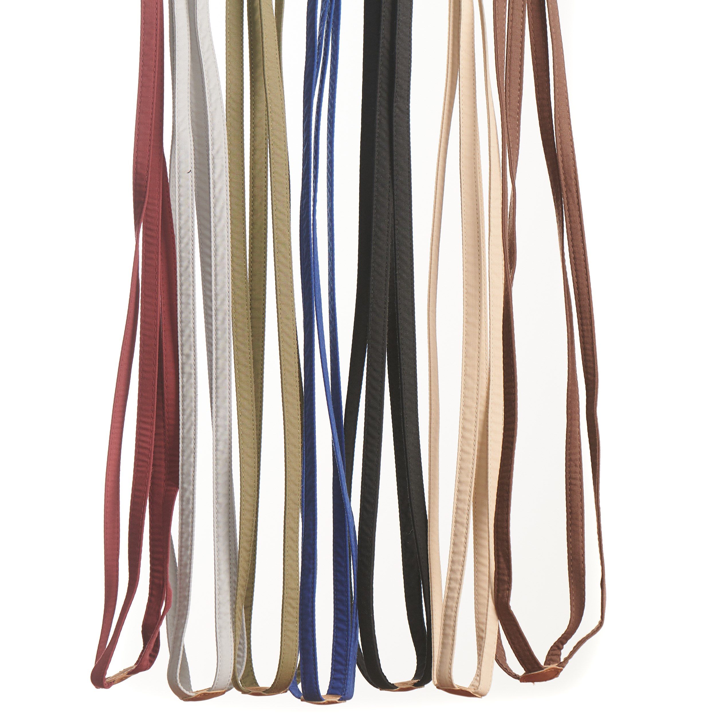 Primitive 30" Assorted Neutral Fabric Hanger — priced per each; minimum 24; multiples of 24
