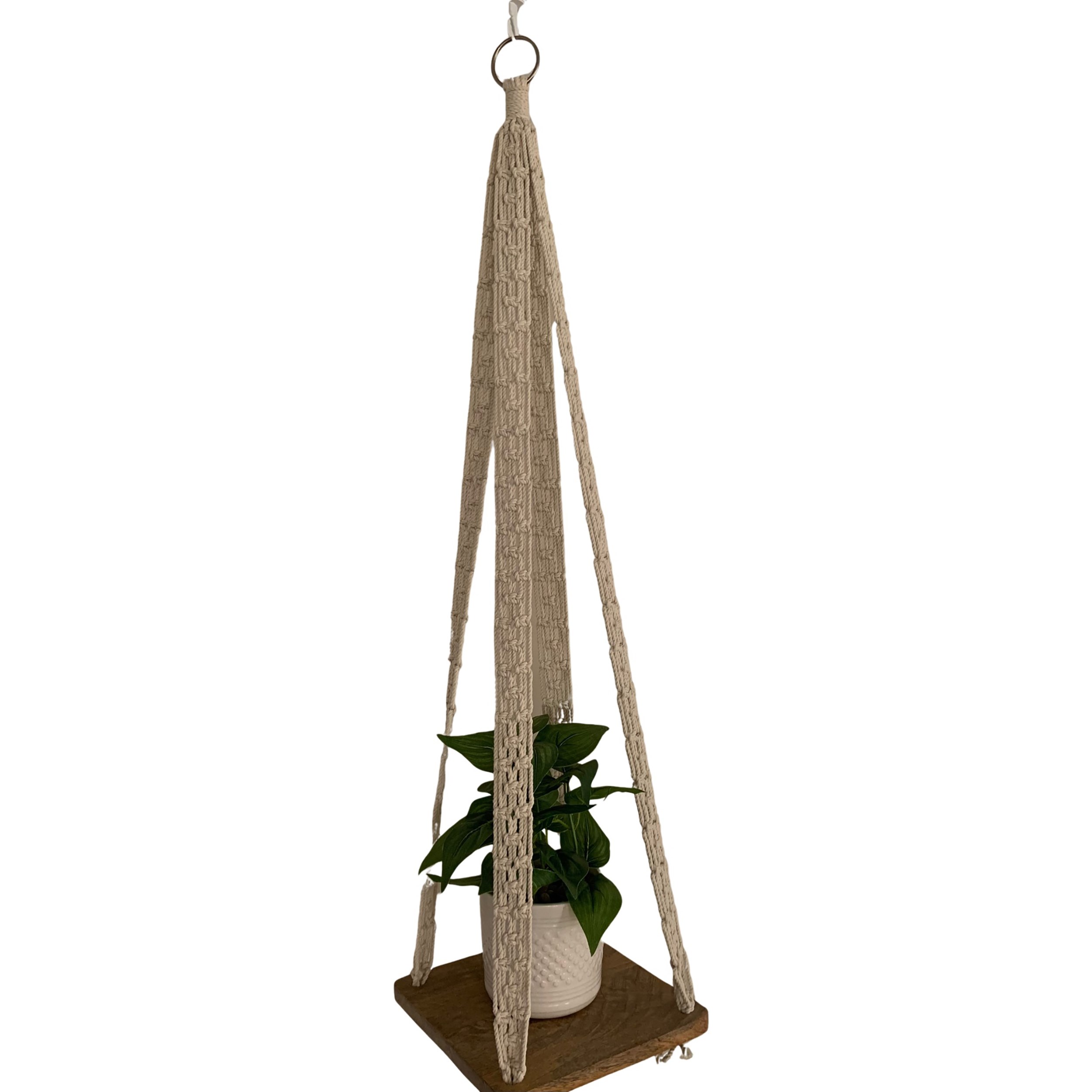 Primitive 9" Square Hanging Tables — priced per each; minimum 6; multiples of 6