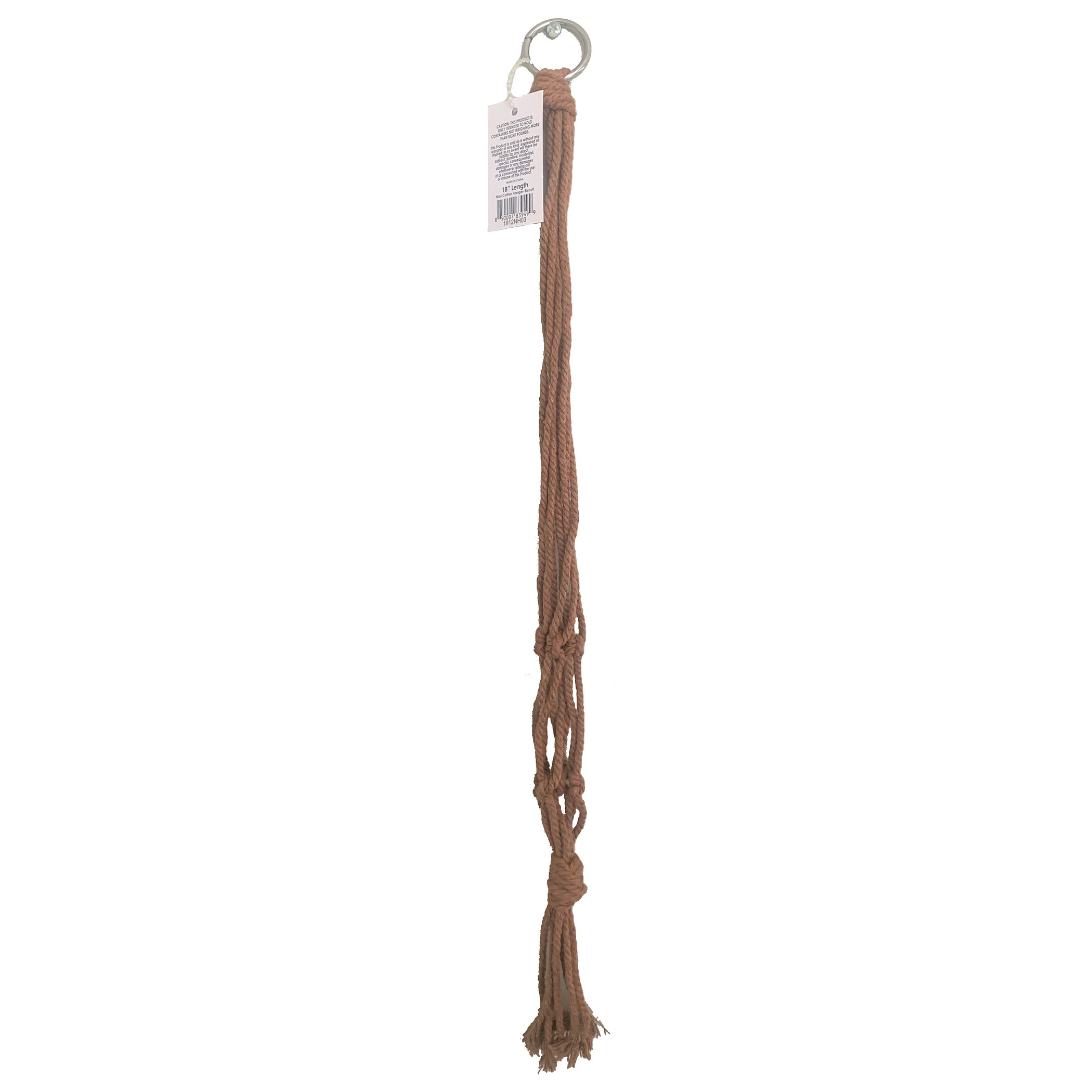 Primitive 18" Cotton Mini Hanger Biscuit — priced per each; minimum 12; multiples of 12