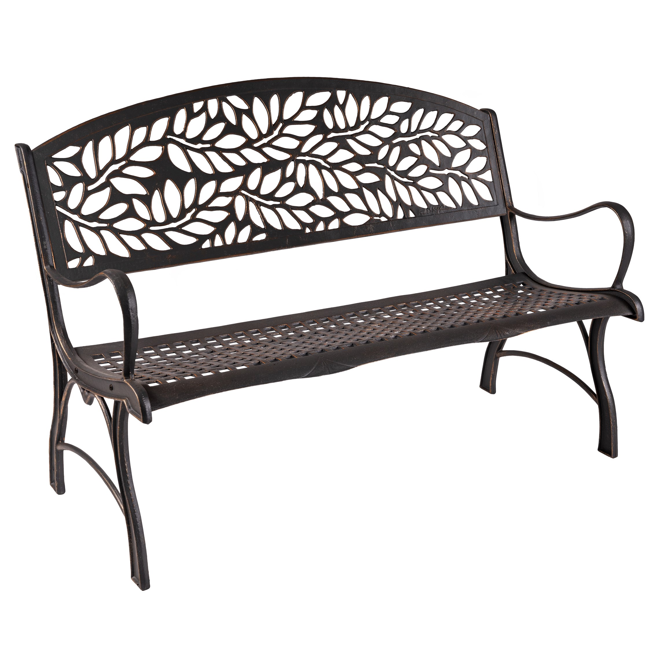 Painted Sky Bench Flora Iron
