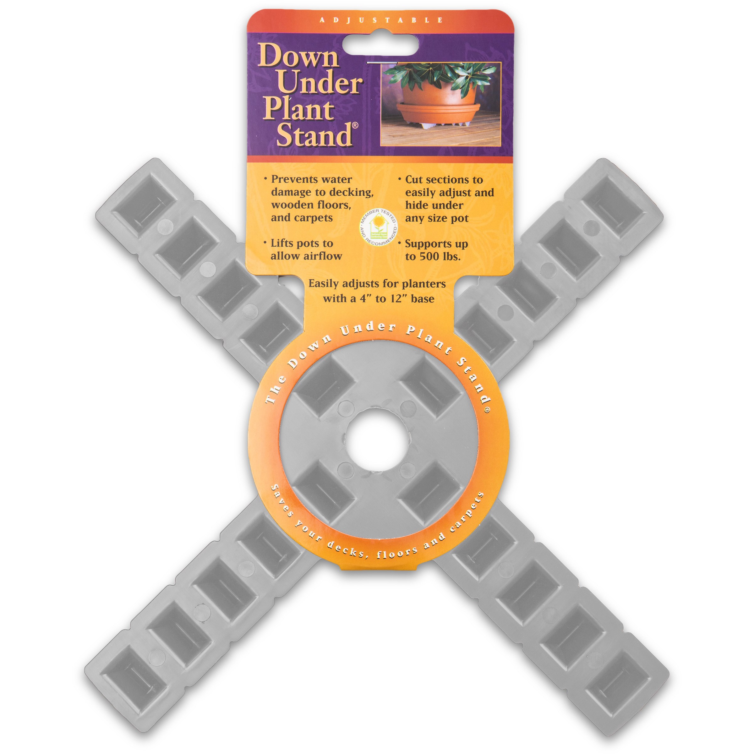 Plant Stand 12" Down Under Light Gray — priced per each; minimum 12; multiples of 12