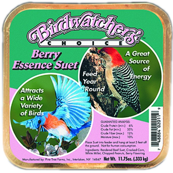 Pine Tree 11oz Berry Essence Suet Cake MADE IN THE USA