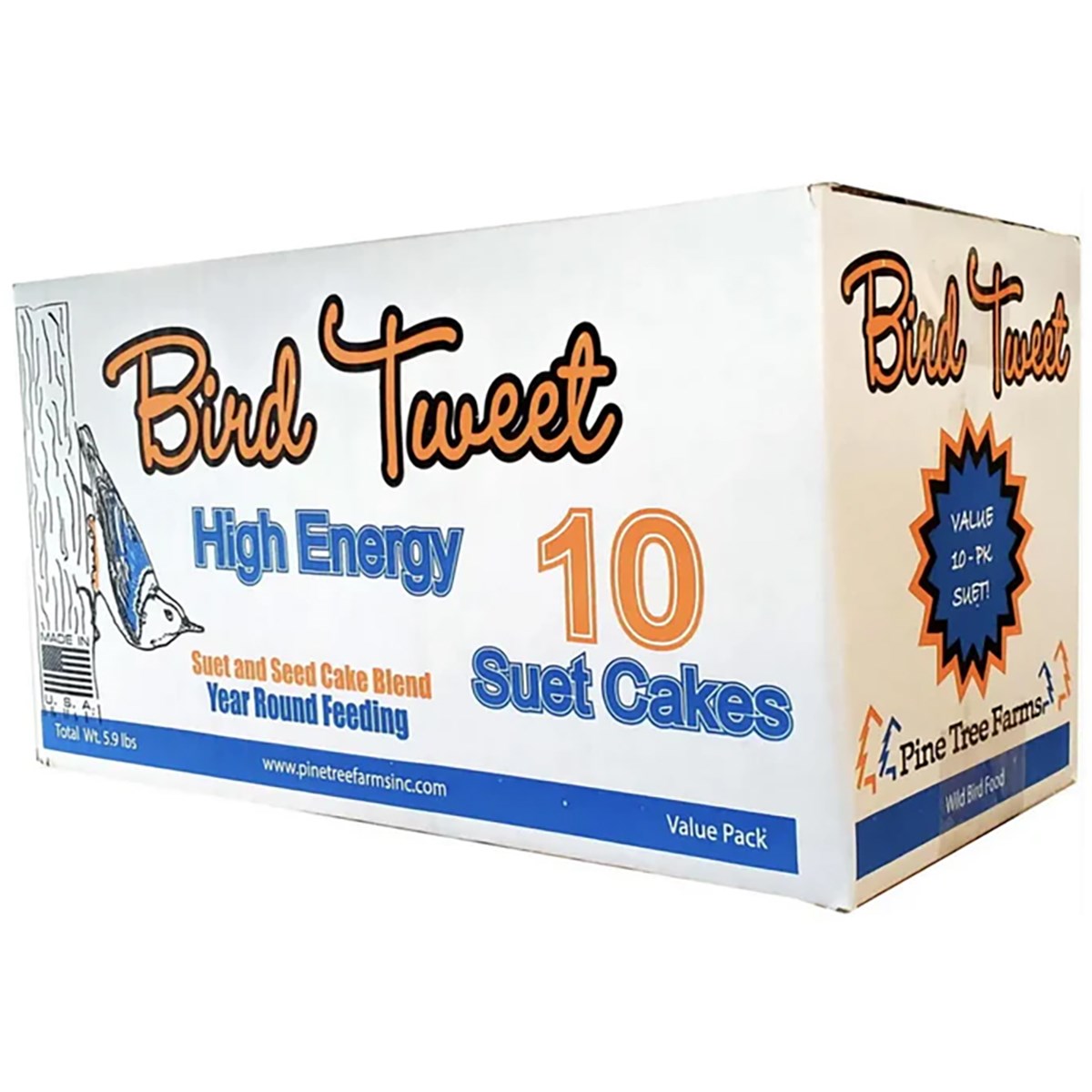 Pine Tree 9.5oz Hi Energy Bird Tweet 10/Pk