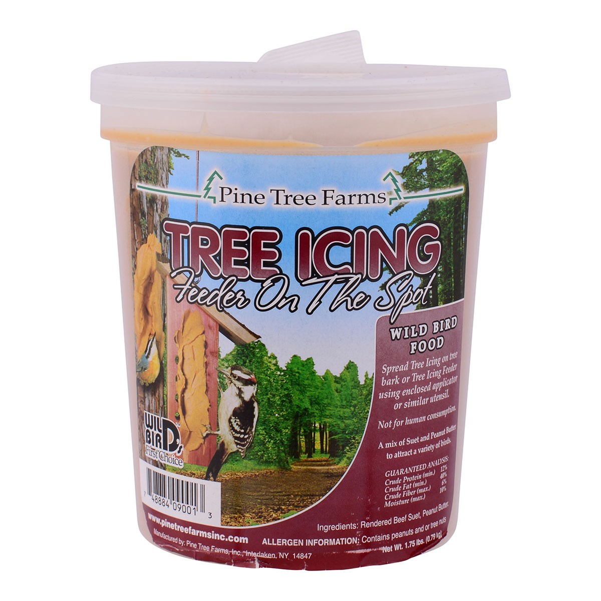 Pine Tree 28oz Tree Icing Suet Spread